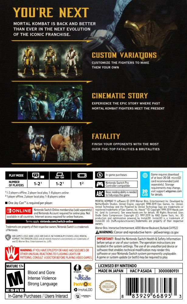 Mortal Kombat 11 - Ultimate Fighting Game for PS4, Xbox & PC | Epic Battles & Characters | Perfect for Gaming Tournaments & Home Entertainment