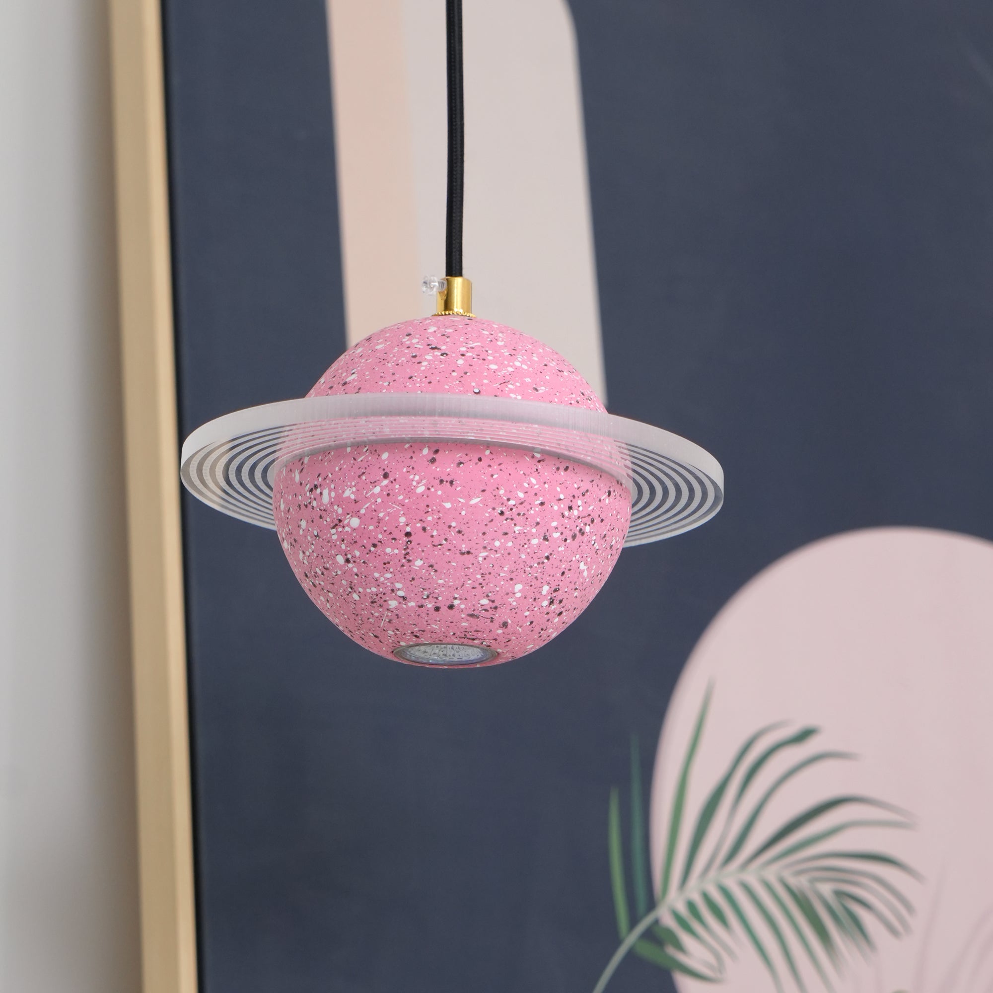 Artsy Planet Pendant Light - Modern Celestial Ceiling Fixture for Bedroom, Living Room & Nursery Decor | Solar System Inspired Lighting for Home & Office