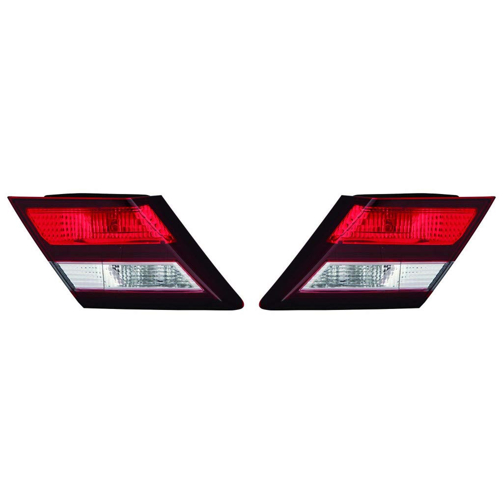 Honda Civic Tail Lights 2013-2015 Pair - DOT Certified LED Brake Lights with Bulbs for Driver & Passenger Side | Perfect for Night Driving & Car Customization