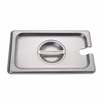 859234 Slotted 1/4 Size Steam Table Pan Cover - Commercial Kitchen Food Warmer Lid for Buffets, Catering & Food Service