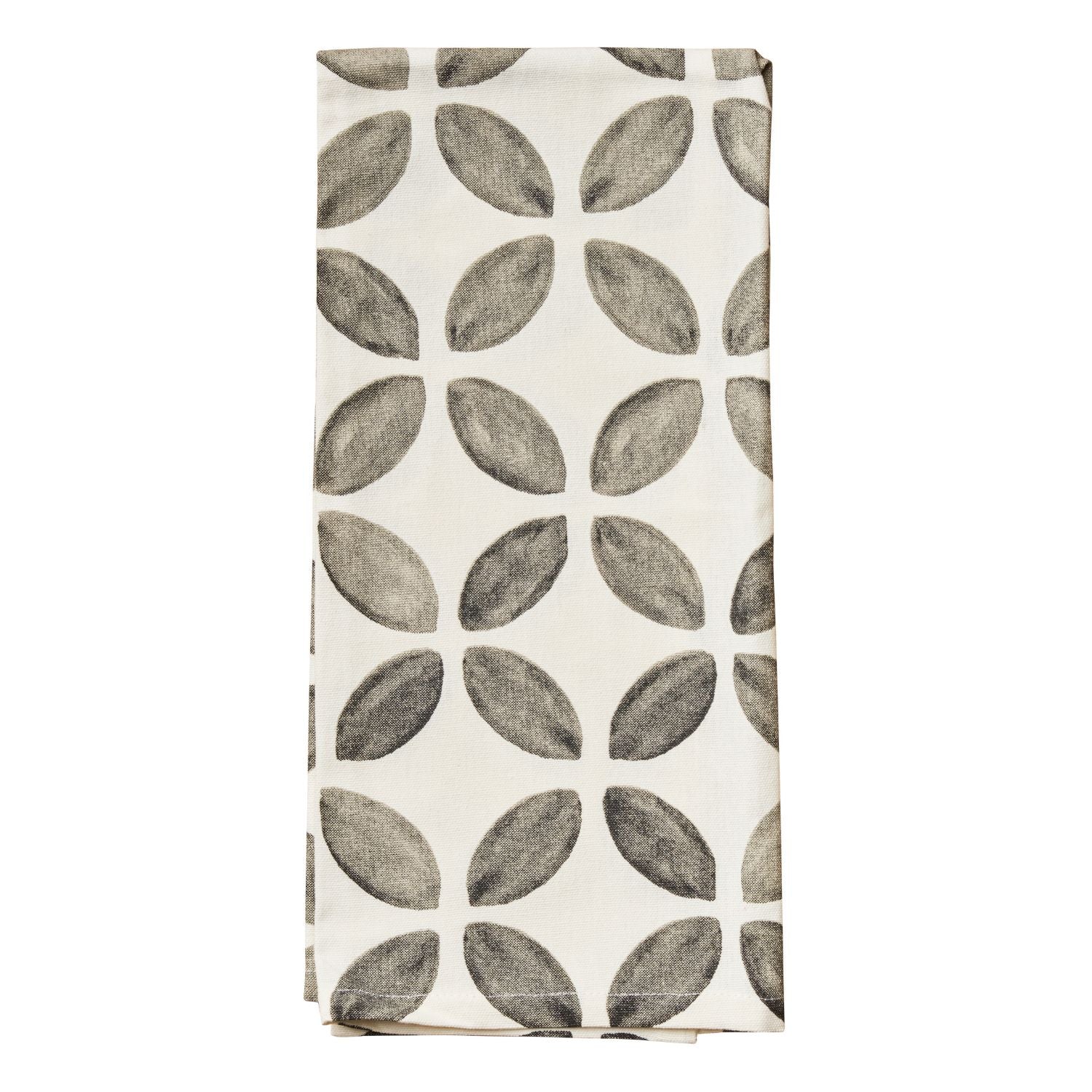 Premium Black and White Circle Tea Towels - 100% Cotton Kitchen Towel Set (30