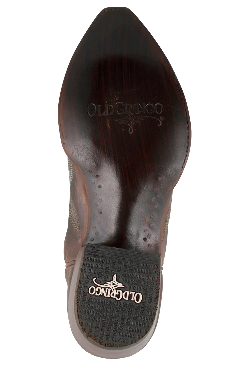 Old Gringo Goat Diego Cowgirl Boots - Rust Brown Western Boots for Women | Comfortable & Stylish Riding Boots for Country Dancing, Rodeo & Casual Wear