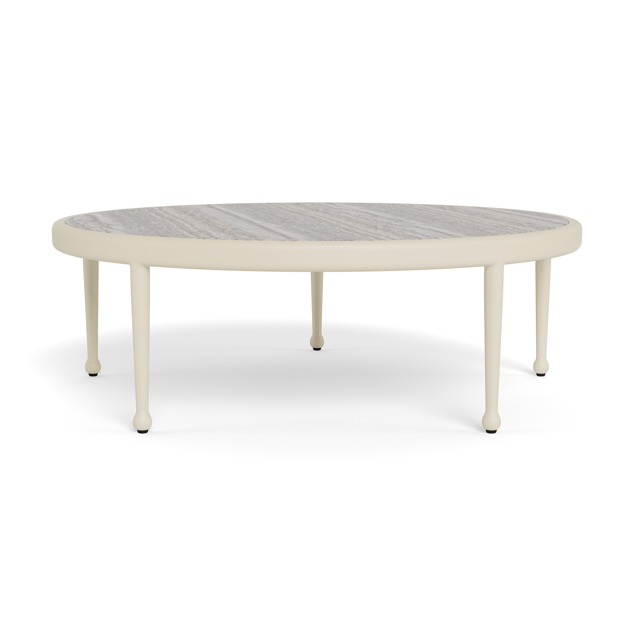 Andre Modern Round Coffee Table - 36 Inch Wooden Living Room Center Table for Small Spaces - Perfect for Sofa, Lounge, and Apartment Decor