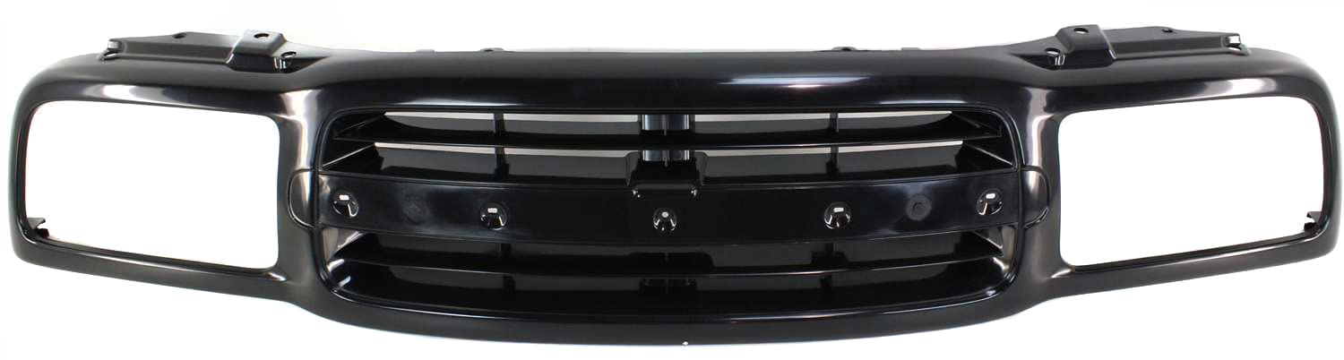 Go-Parts Black Replacement Grille Shell & Insert for 1999-2004 Chevy Tracker | Durable Aftermarket Front Grille Upgrade | Perfect for Off-Roading & Custom Car Modifications