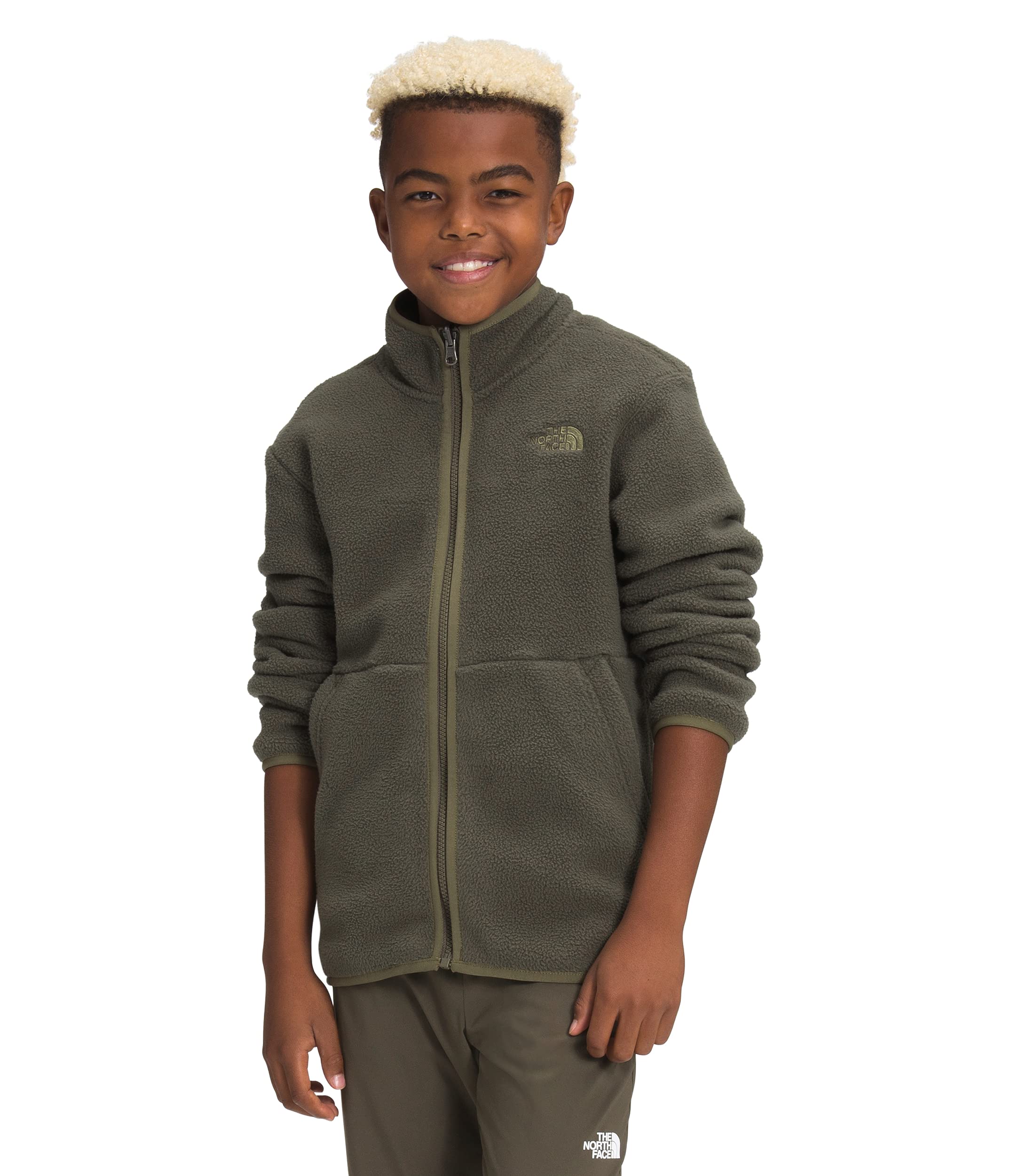 The North Face Boys' Carbondale Fleece Jacket - Warm & Cozy Kids' Fleece Jacket for Little & Big Kids - Perfect for Outdoor Adventures, School & Winter Play