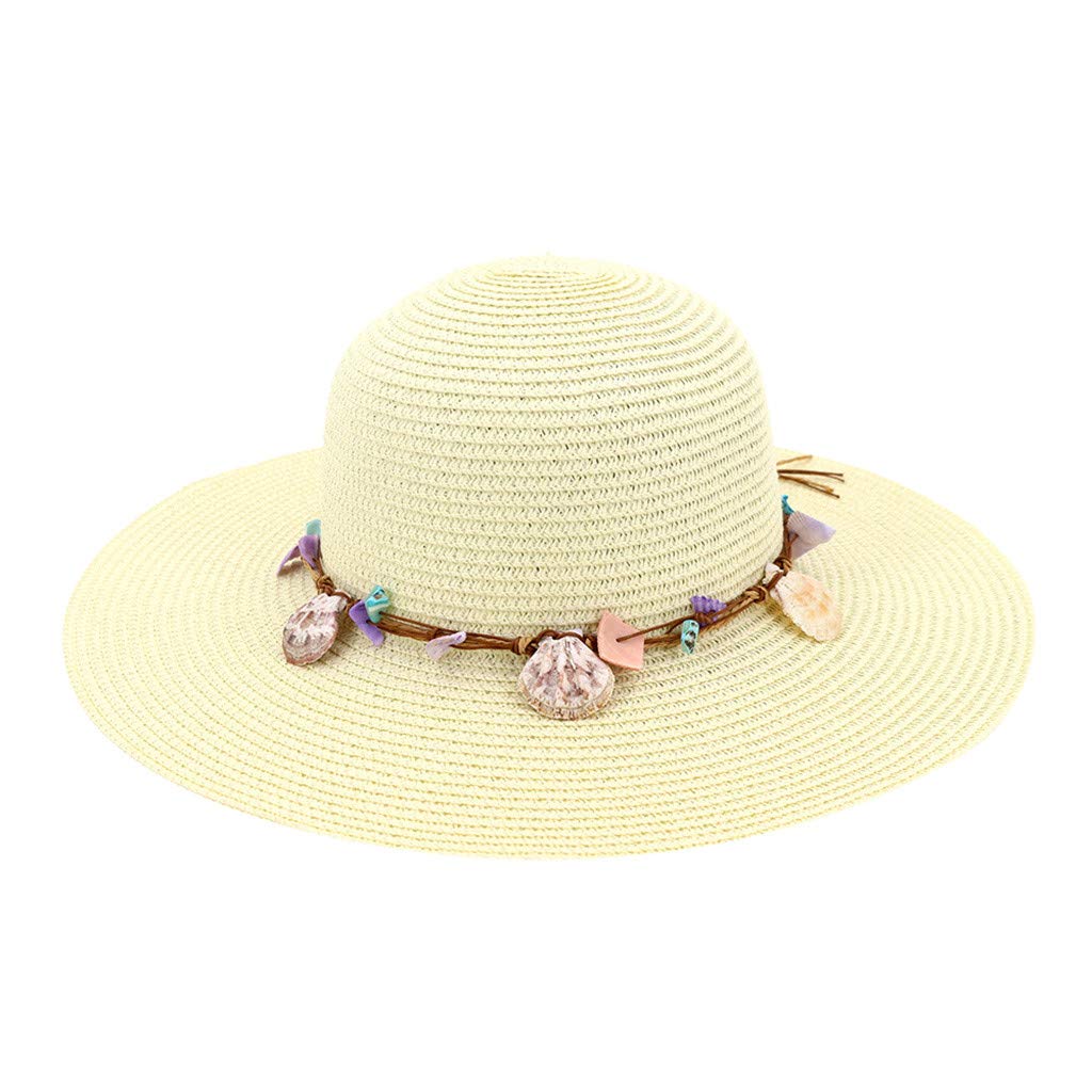 Stylish Wide Brim Straw Hat for Women - Foldable Sun Hat for Beach, Outdoor, and Casual Wear - Perfect for Summer, Travel, and Baseball Games
