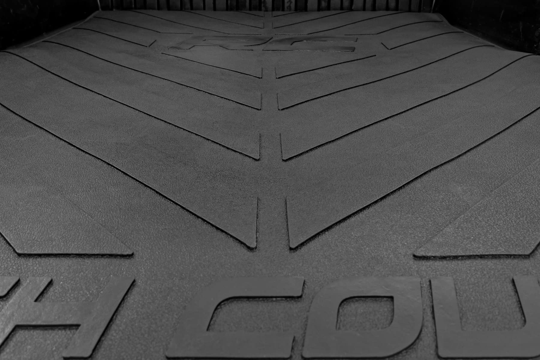 Rough Country Non-Slip Rubber Bed Mat for Toyota Tacoma 2005-2023 | Heavy Duty Truck Bed Liner | Fits 5-Foot (60-Inch) Short Bed | Tear-Resistant Protection for Hauling & Off-Road Use