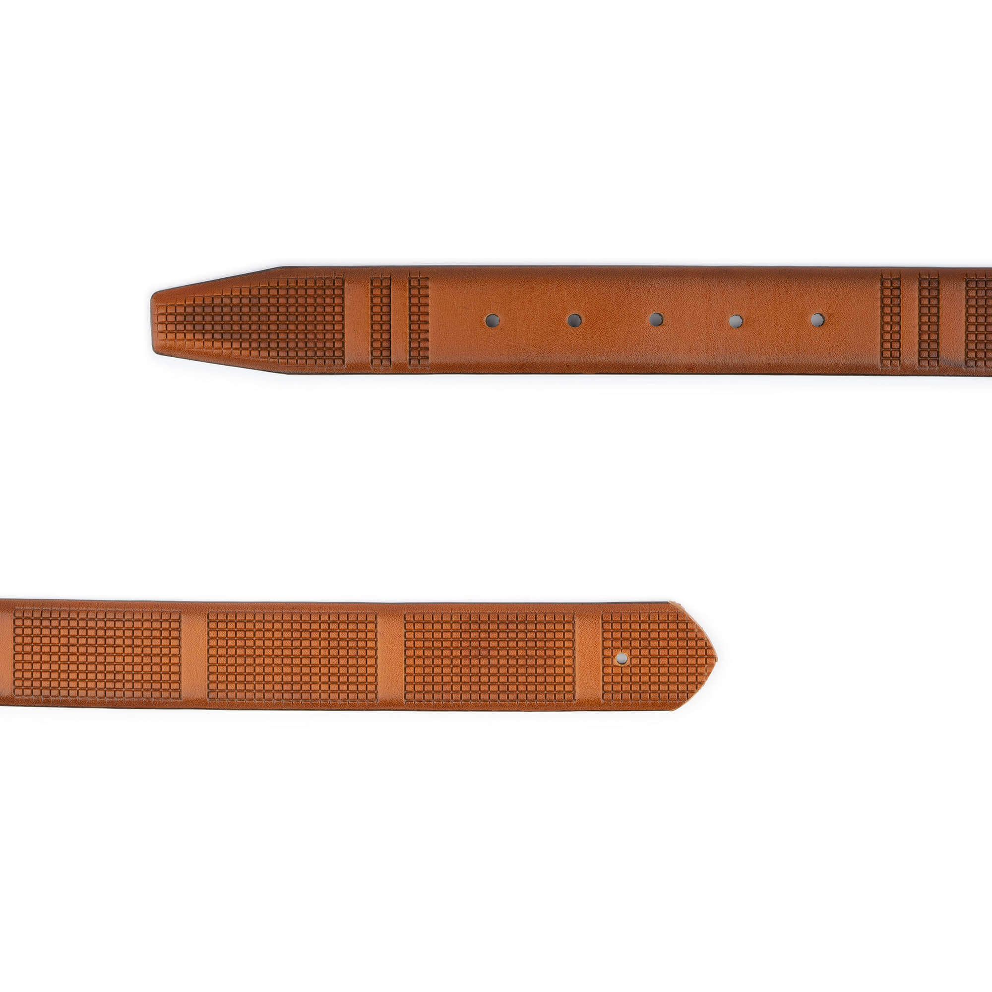 Light Brown Check Pattern Leather Belt Strap Replacement for Montblanc Men's Watch - Perfect for Business, Casual & Formal Occasions