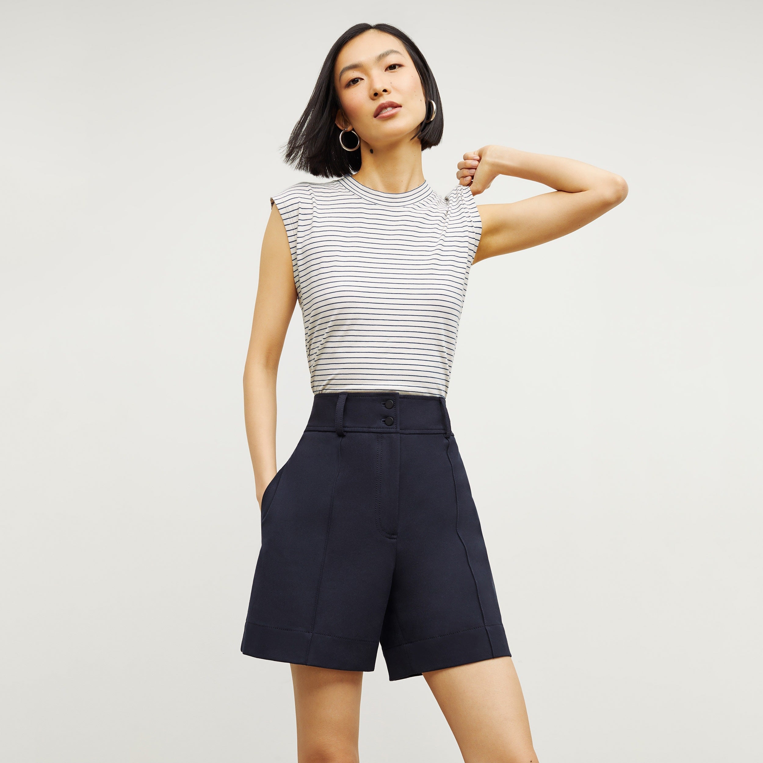 Caitlin Short - Better Than Denim :: Ink - Perfect for Casual Wear, Outdoor Activities & Everyday Comfort