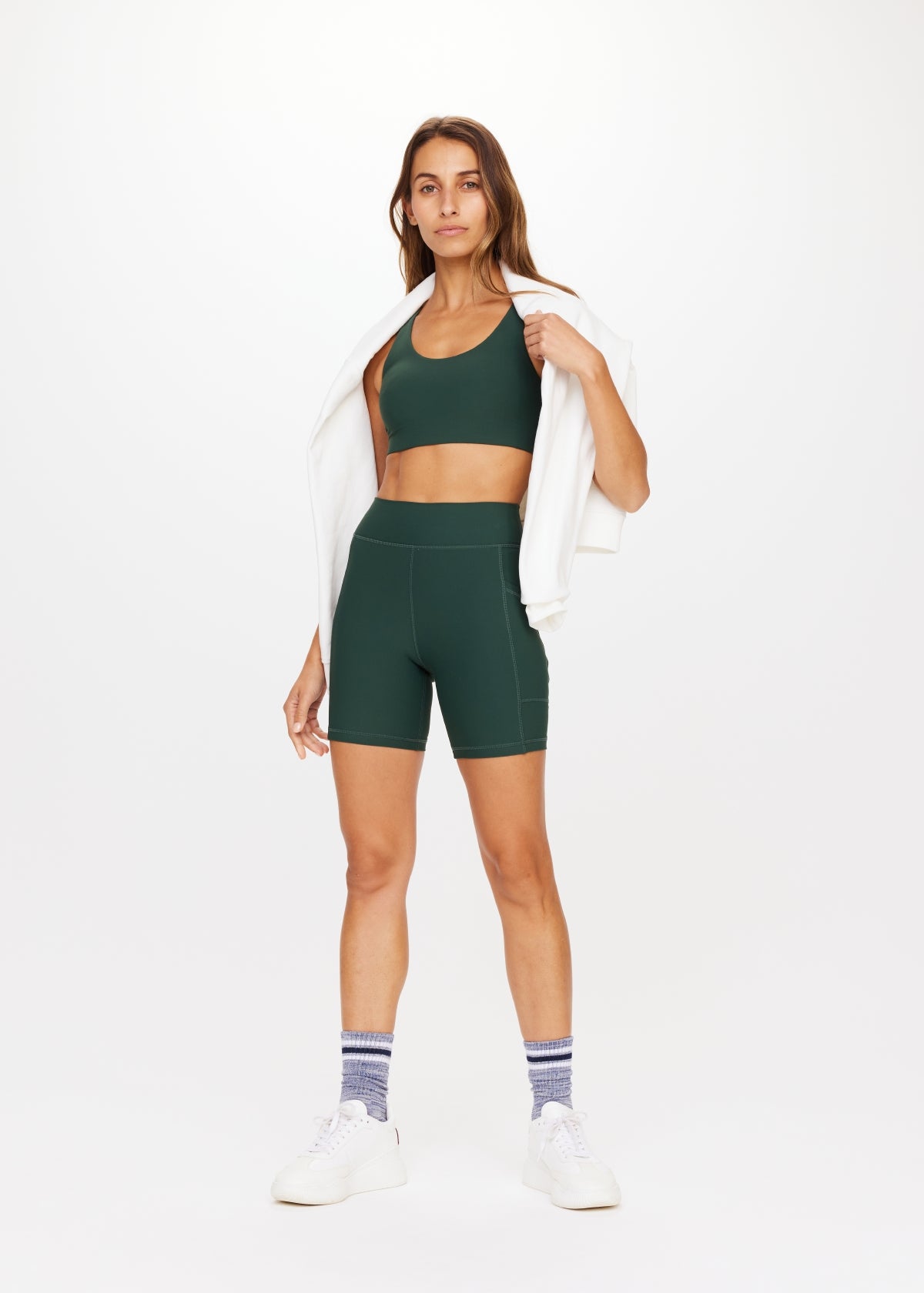 Peached 6IN Spin Short - Women's Comfortable Stretchy Athletic Shorts for Running, Yoga & Gym Workouts