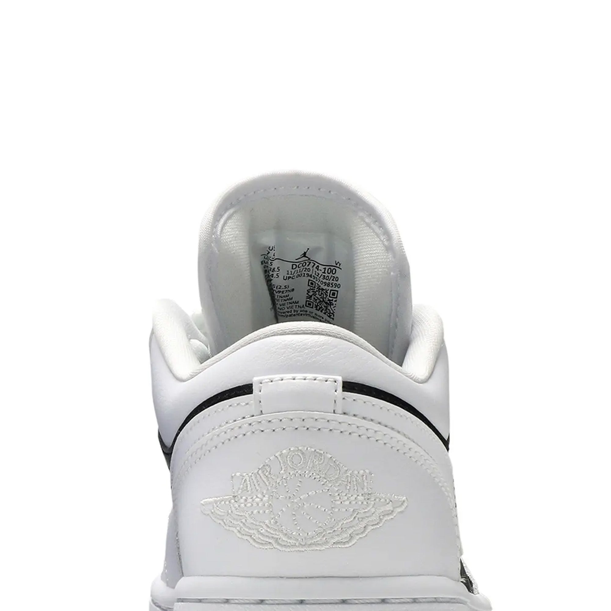 Air Jordan 1 Low 'Panda' White Black Women's Sneakers - Stylish Casual Shoes for Streetwear & Everyday Fashion