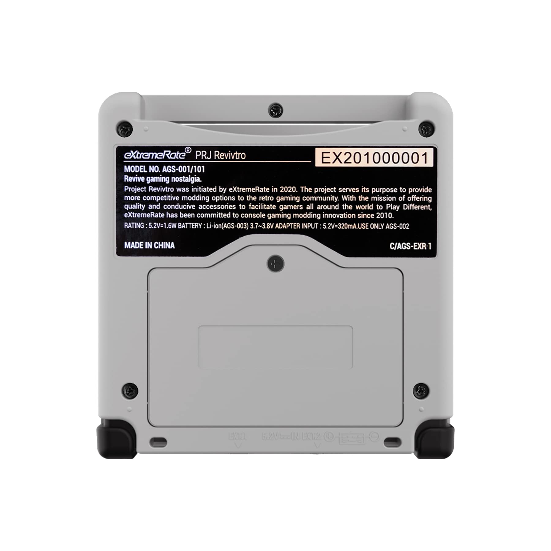 eXtremeRate Replacement Shell & Button Cover Kit for Gameboy Advance SP GBA SP Console - Compatible with IPS & Standard LCD Screens (Console & IPS Screen Not Included) - NES Style - Perfect for Gaming Enthusiasts & Retro Console Modding