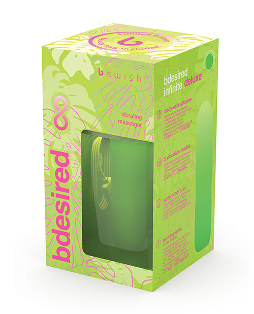 Bdesired Infinite Deluxe LE Paradise Vibrator - Green | Premium Adult Toy for Women | Perfect for Couples Play & Solo Pleasure