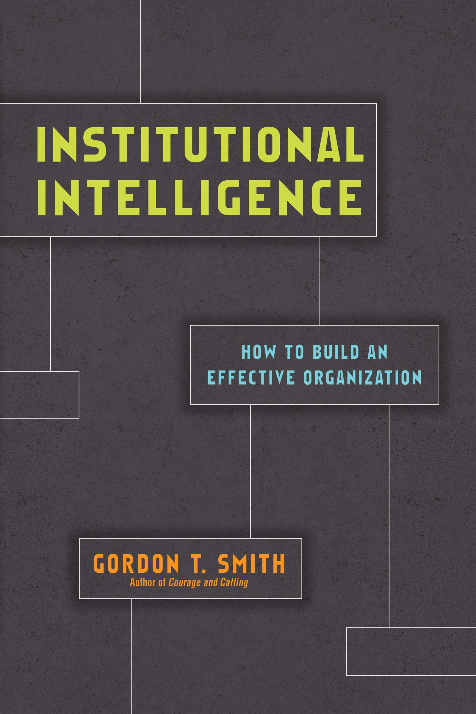 Institutional Intelligence: How to Build an Effective Organization for Business Leaders and Managers