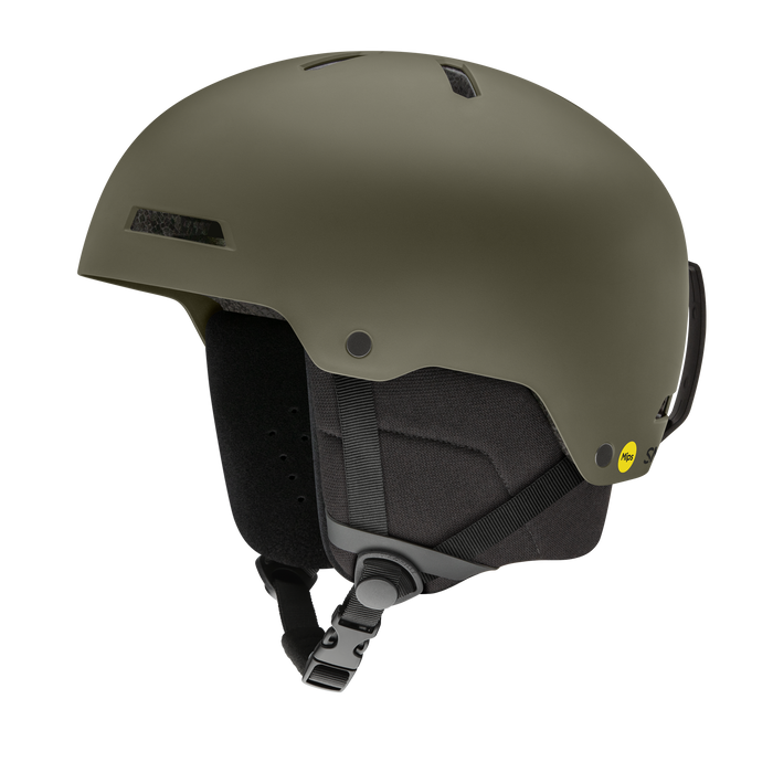 Smith 2025 Rodeo MIPS Snow Helmet - Matte Forest Green - Certified Safety for Skiing & Snowboarding - Perfect for Winter Sports & Mountain Adventures