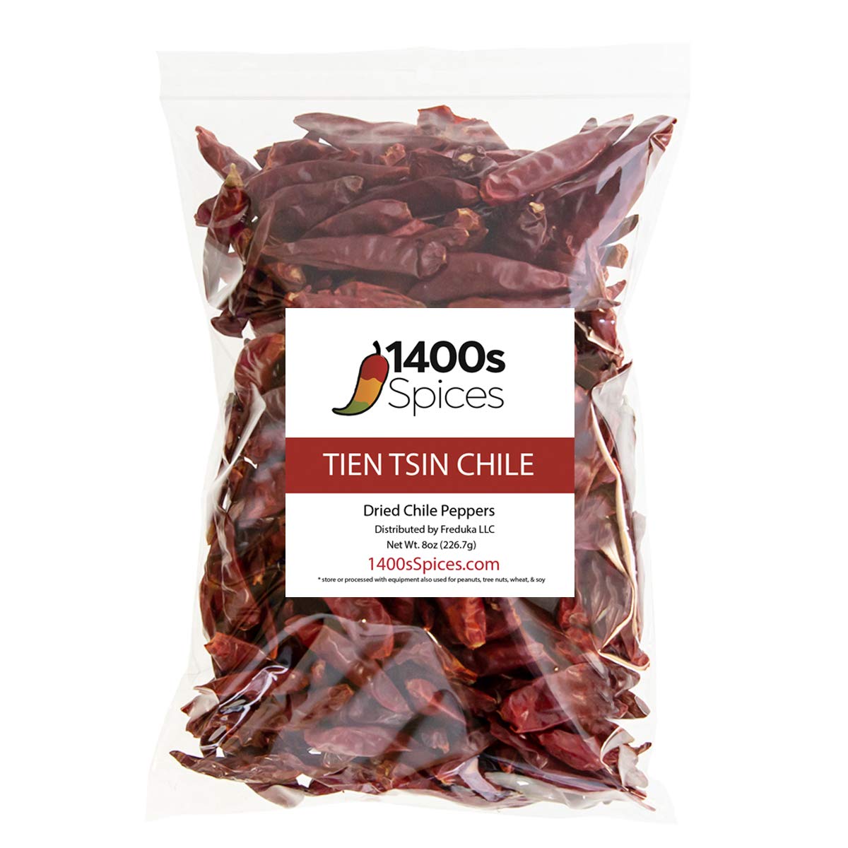 8oz Dried Chinese Red Peppers - Tien Tsin Chili for Szechwan & Hunan Cooking | Asian, Mexican Dishes