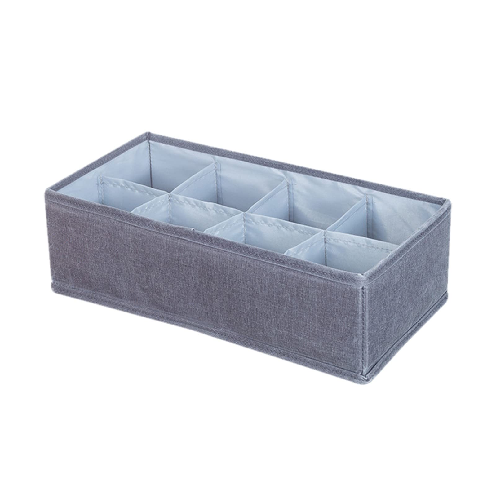 Linen Underwear Storage Box - 8 Pack Washable Organizer for Closet & Travel