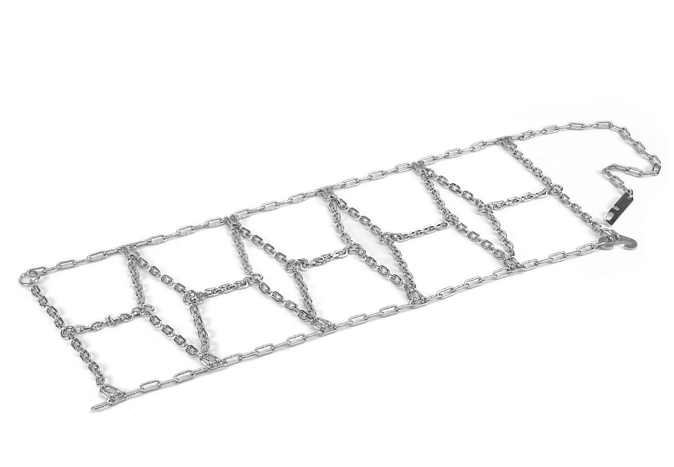 RollyToys RollySnowgrip 409655 Snow Chains for Tractor & Unimog Vehicles - Easy to Install (2-Pack) | Winter Traction for Kids Ride-On Toys, Outdoor Snow Play & Safe Driving on Icy Surfaces