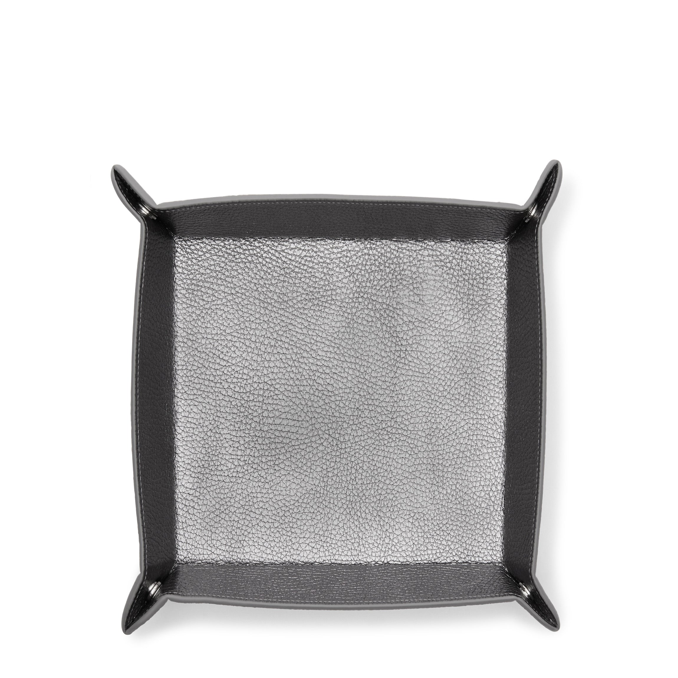 Square Valet Tray - Frosted Acrylic Organizer for Keys, Wallet & Jewelry | Perfect for Entryway, Dresser & Nightstand Organization