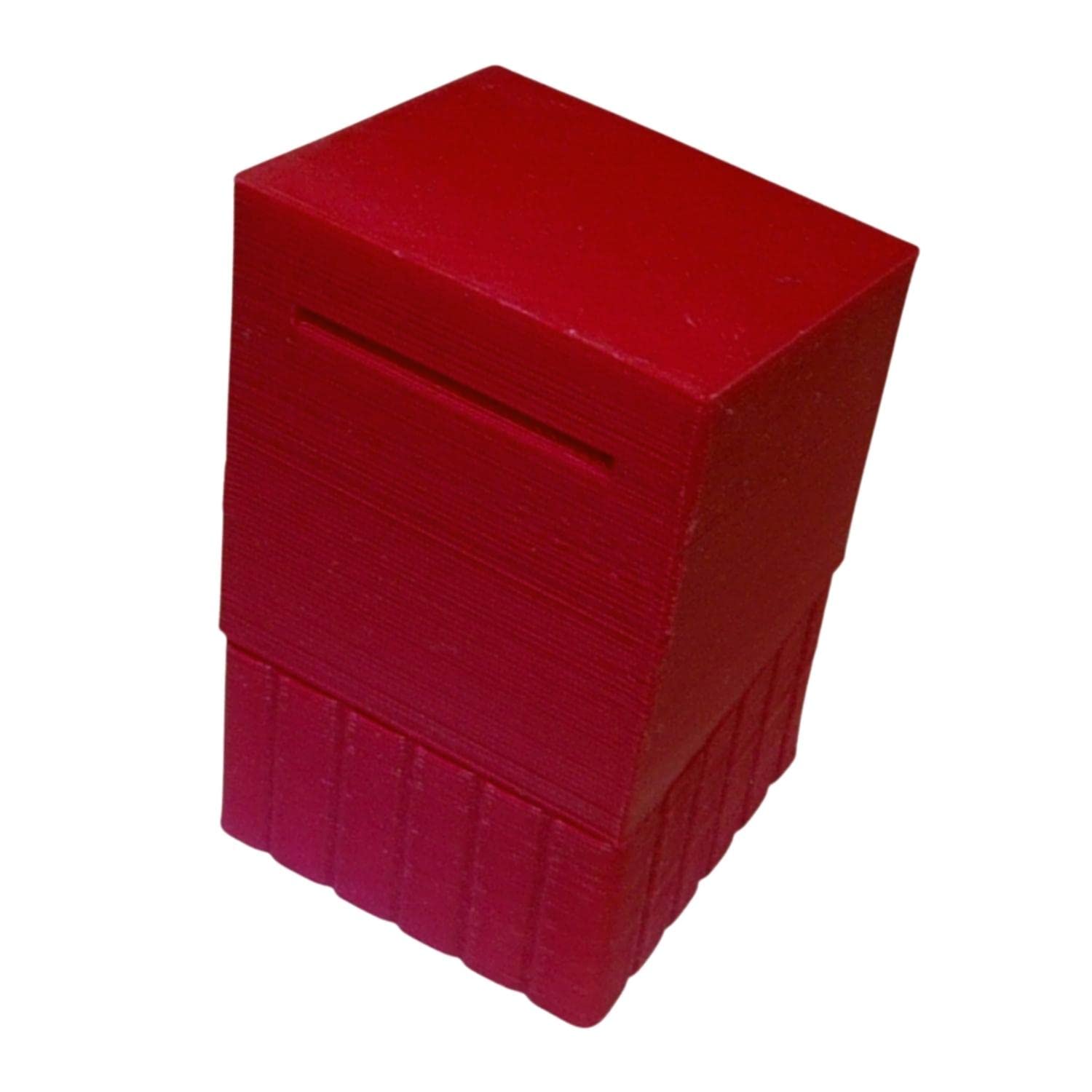 USPS Compatible Mailbox Shaped Postage Stamp Dispenser for Roll Stamps - Made in USA (PR156-RED) - Perfect for Home, Office & Mailing Stations
