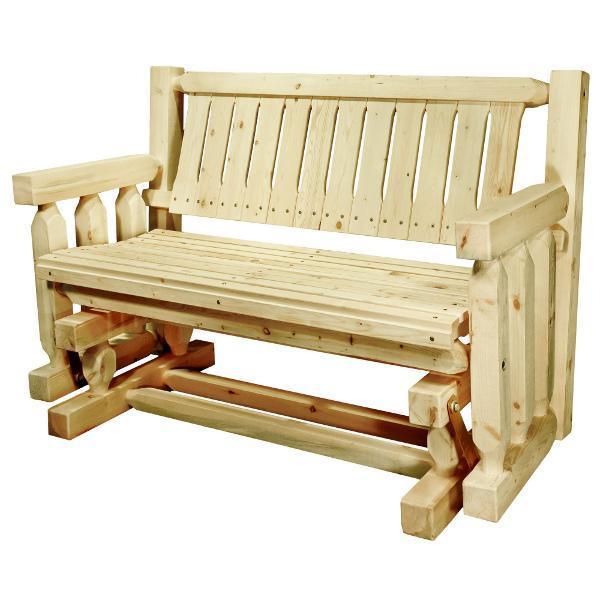 Homestead Collection Glider - Comfortable Patio Rocking Chair for Porch, Garden & Backyard Relaxation | Durable Outdoor Furniture for Adults & Seniors