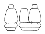 Custom Canvas Seat Covers for Toyota Hiace 1996-2005 Front Seats | Durable & Washable | Perfect for Work Vans, Delivery Trucks & Family Road Trips