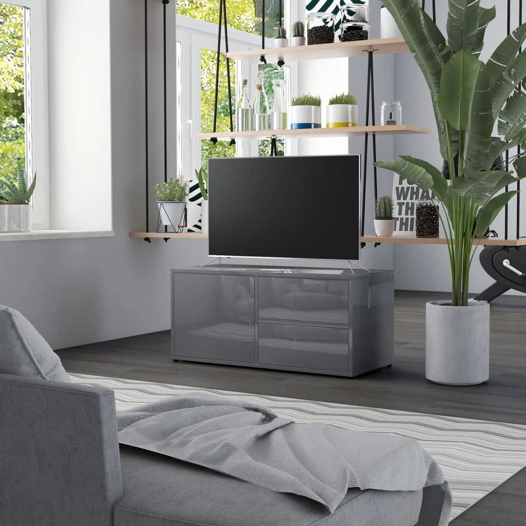 Modern TV Stand for Flat Screen TVs - 31.5