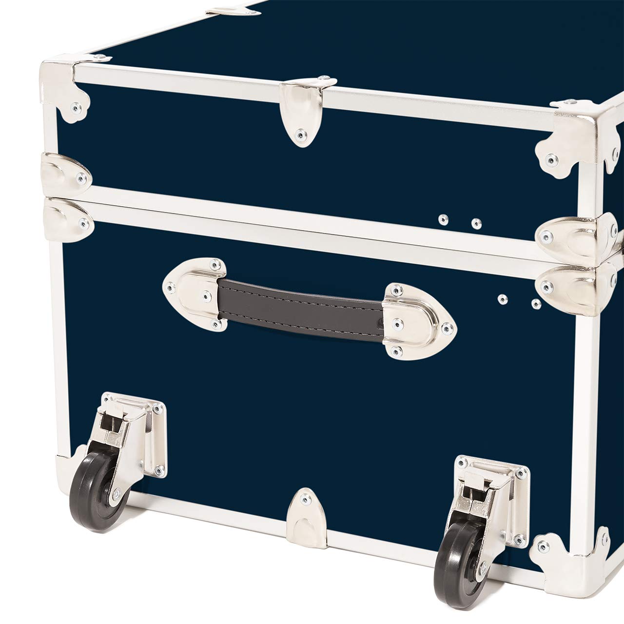 Rhino XL Leather Embossed Vinyl Trunk with Removable Wheels - 34