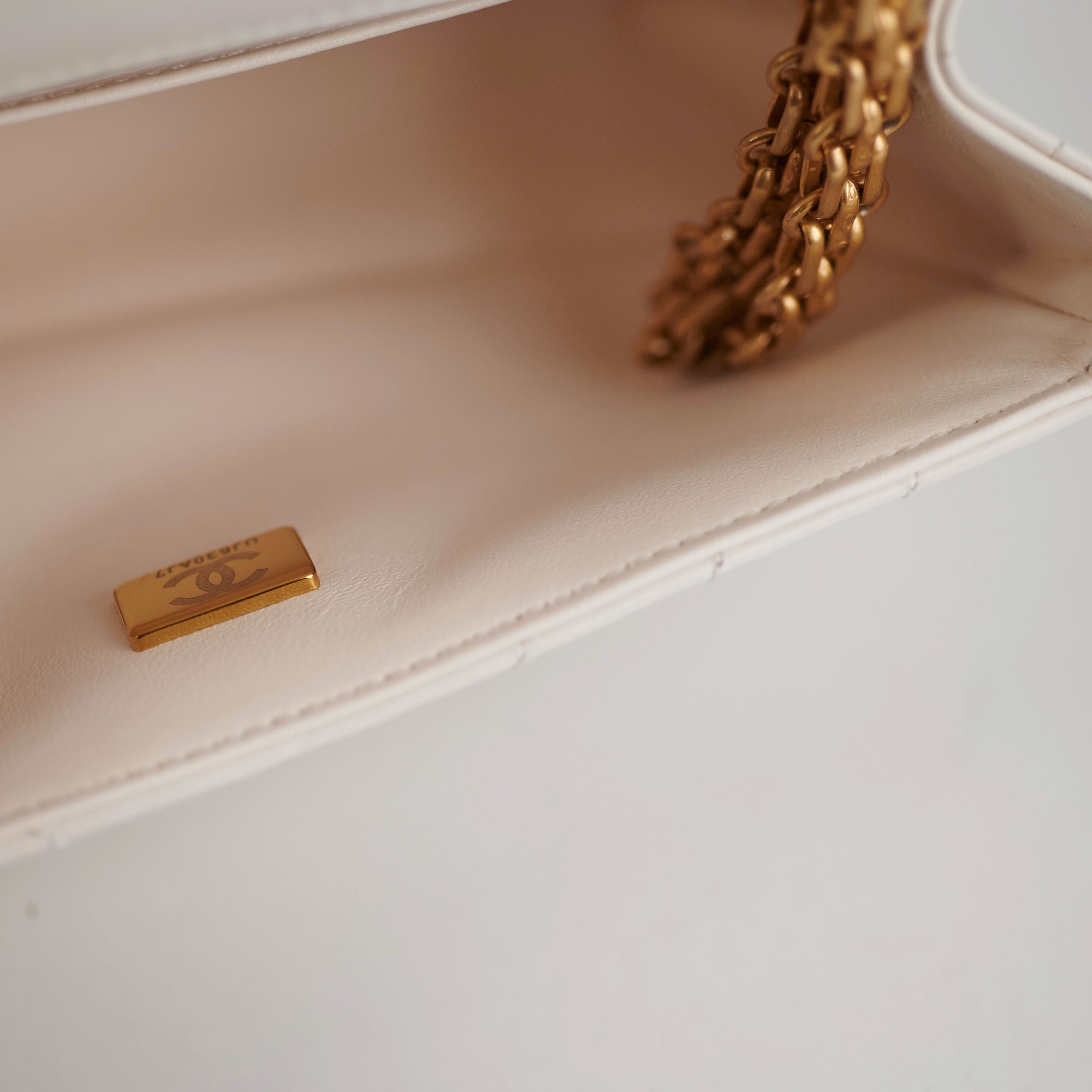 Chanel Chevron Reissue Mini Bag in White - Luxury Crossbody Bag for Women, Perfect for Parties, Dates & Everyday Use
