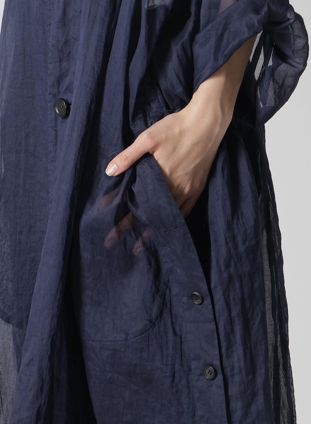 Elegant Cotton Organza Lawn Side Gather Detail Coat for Women | Lightweight Summer Jacket | Perfect for Weddings, Parties & Office Wear