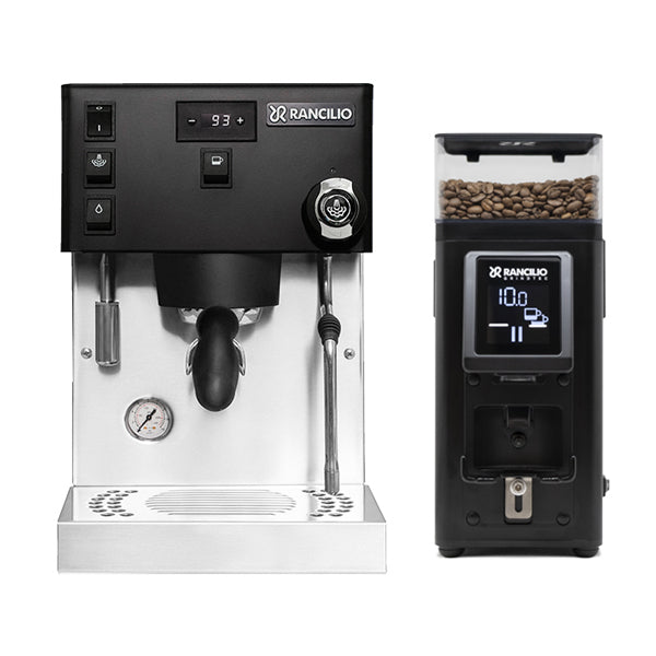 Rancilio Silvia Pro X Espresso Machine & Stile Bundle - Professional Home Barista Coffee Maker for Latte, Cappuccino, Americano - Perfect for Coffee Shops, Offices & Home Kitchens
