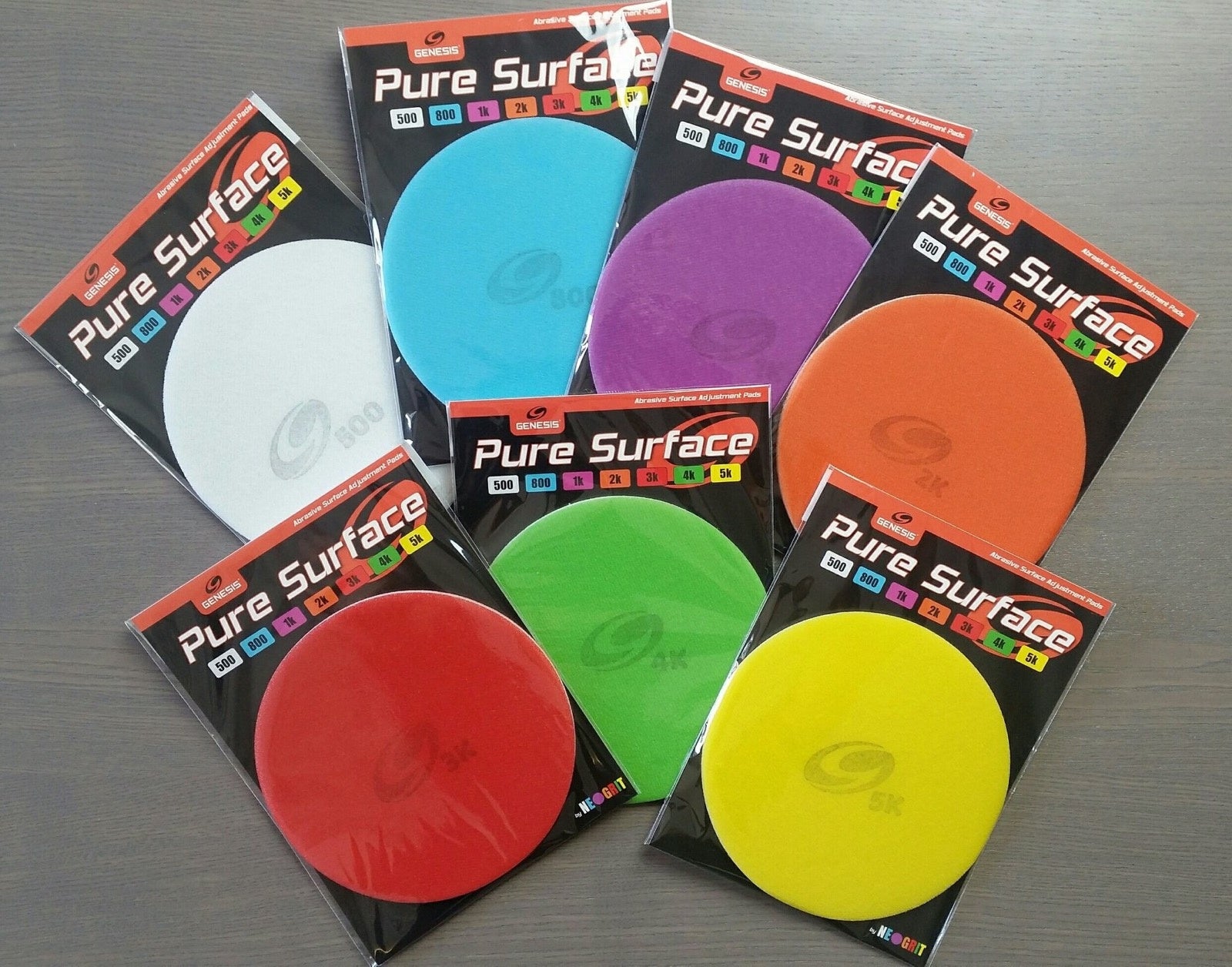 Genesis Pure Surface Sanding Discs - 60 Grit Aluminum Oxide Sandpaper for Wood, Metal & Drywall - Perfect for DIY Projects, Furniture Refinishing & Home Renovations