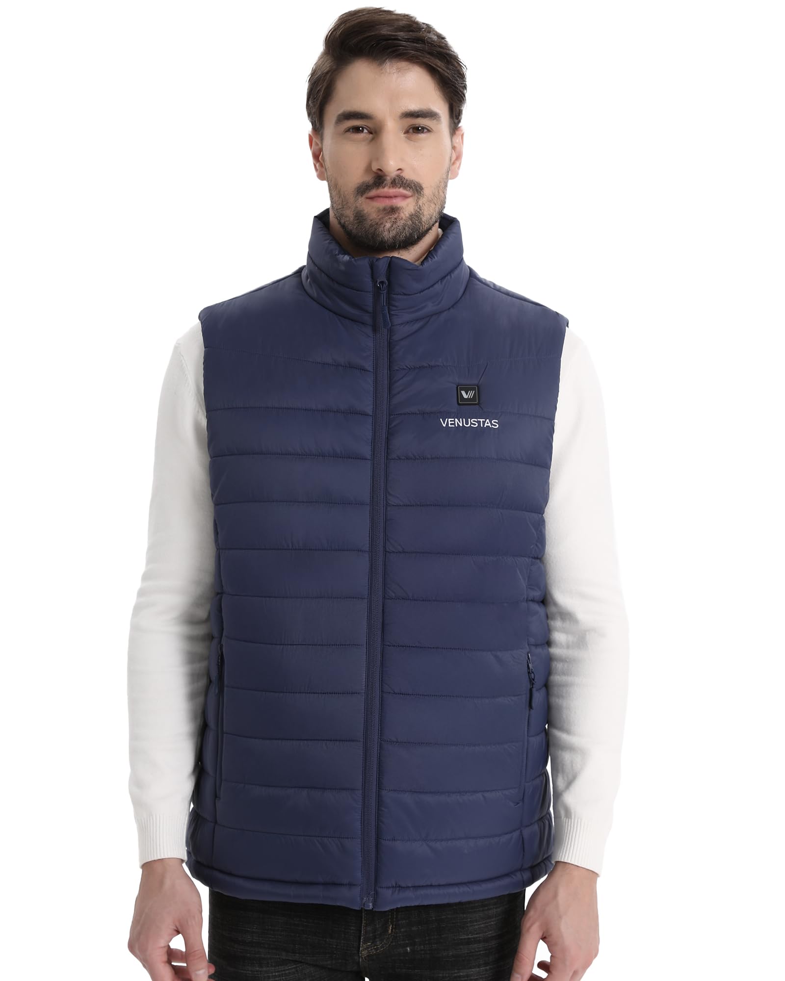 Venustas Men's Heated Vest with Rechargeable Battery - Lightweight Quilted Winter Jacket for Outdoor Activities | Hunting, Skiing & Cold Weather Wear