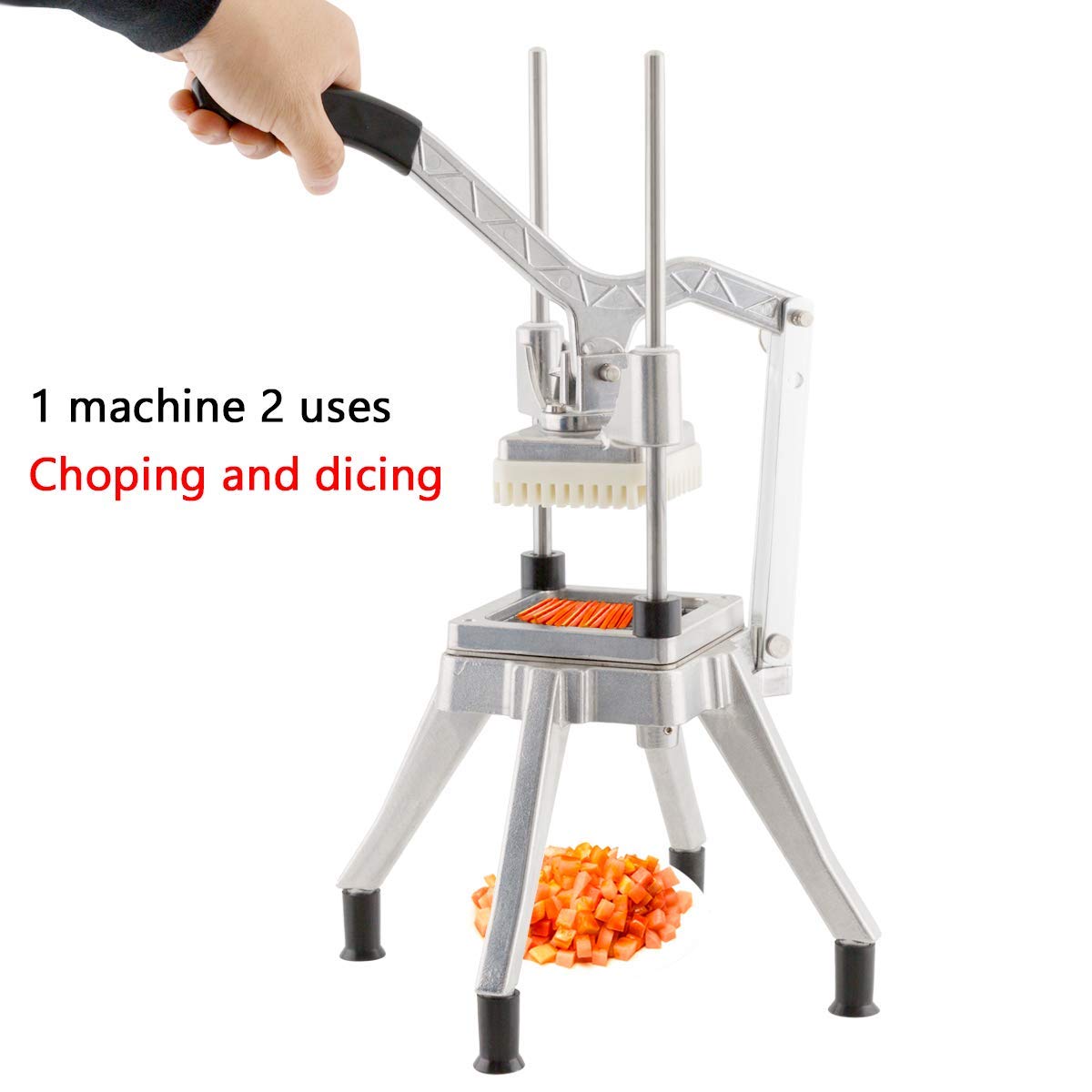 Commercial Vegetable Chopper with 1/4