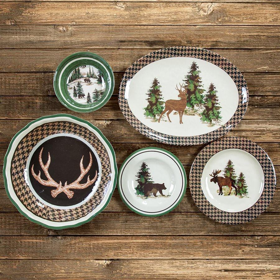 Premium Melamine Serving Bowl Set - Durable & Lightweight Dishware for Salads, Pasta, Snacks - Perfect for Parties, Picnics, and Everyday Dining
