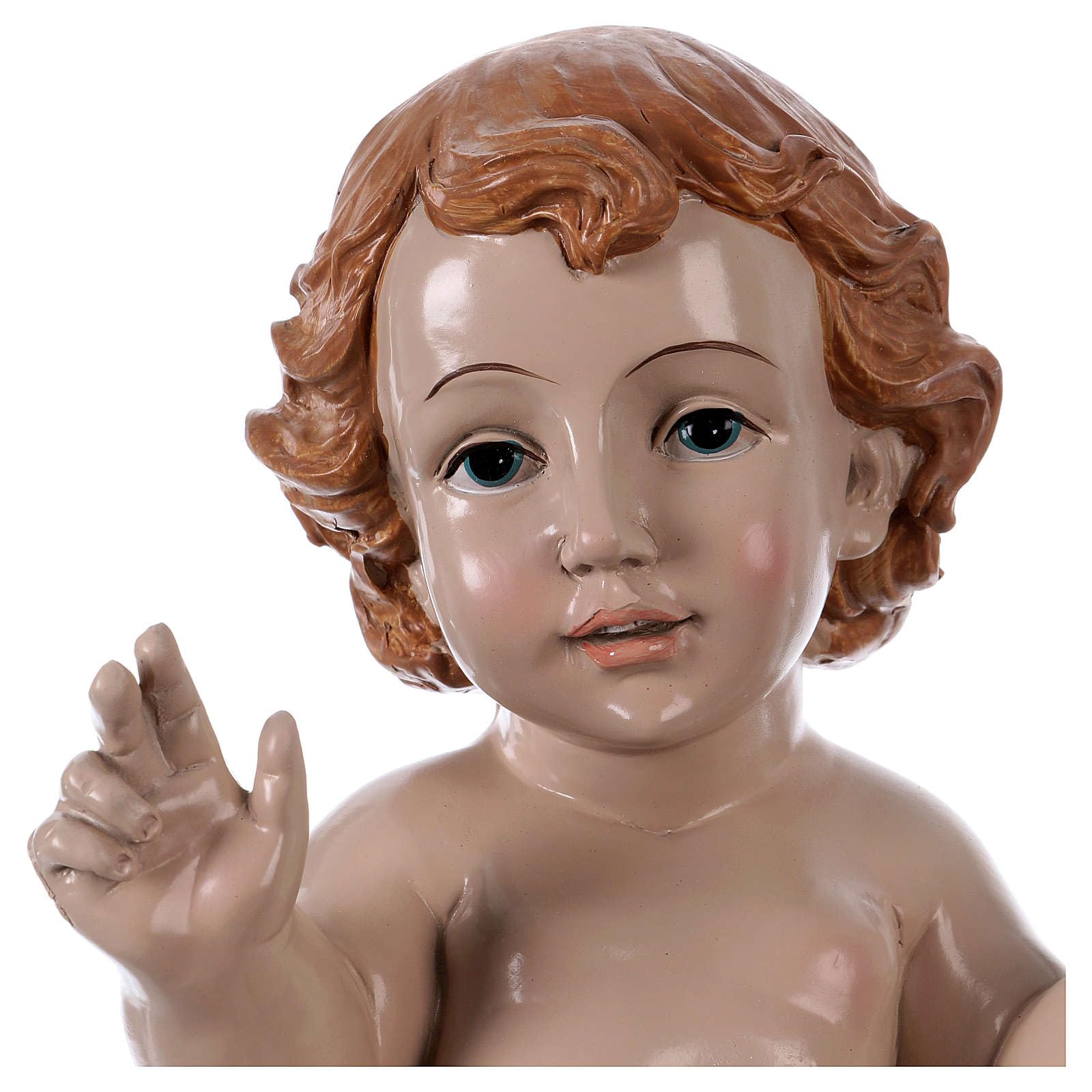 Realistic 30cm Baby Jesus Resin Statue - Perfect for Christmas Nativity Scenes, Home Decor & Religious Gifts