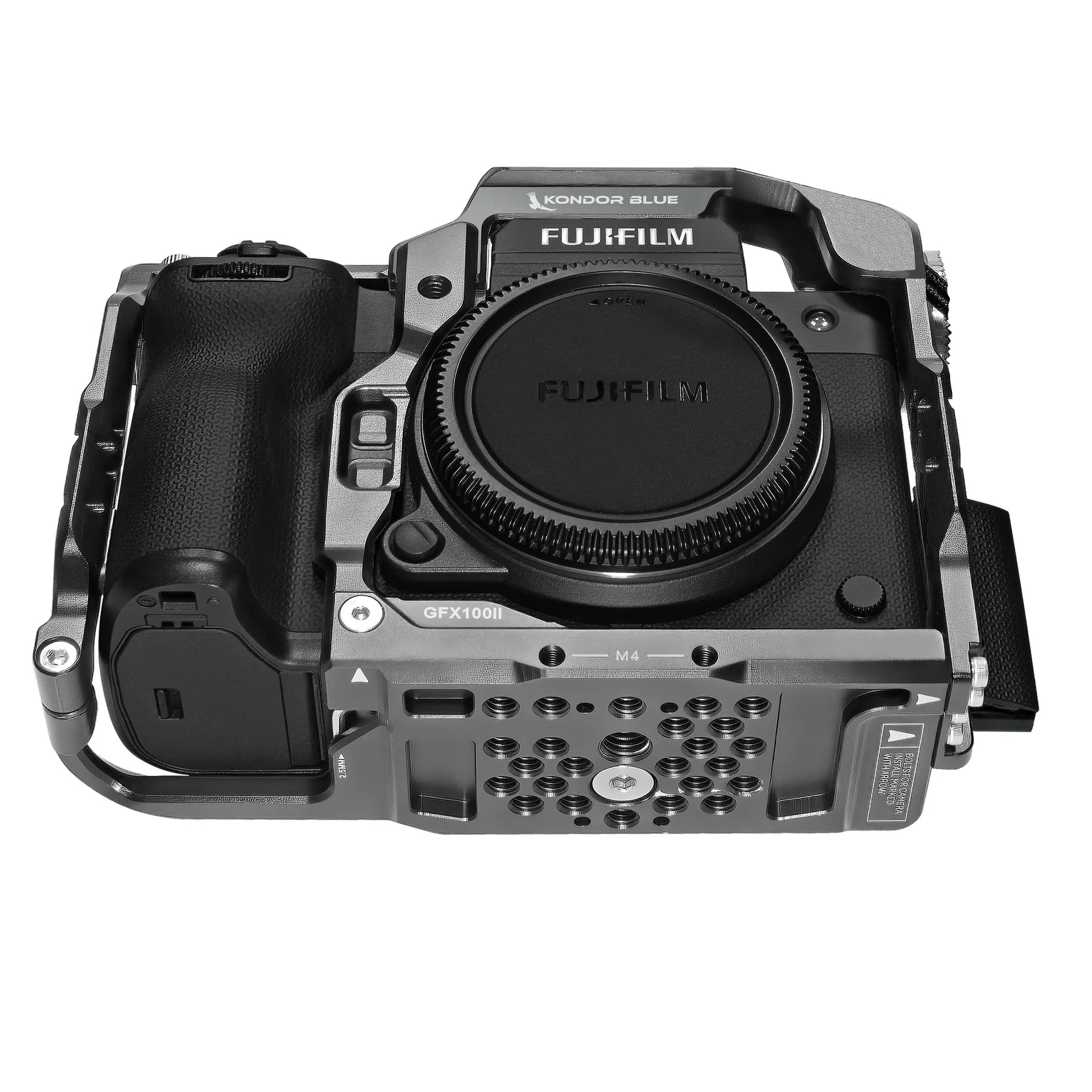 Kondor Blue Fujifilm GFX100 II Camera Cage - Durable Aluminum Alloy Protection for Professional Photography & Videography | Perfect for Studio, Travel & Outdoor Shoots