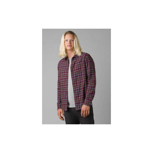 Men's Los Feliz Flannel Shirt - Soft Plaid Long Sleeve Button Down for Casual Wear & Outdoor Activities