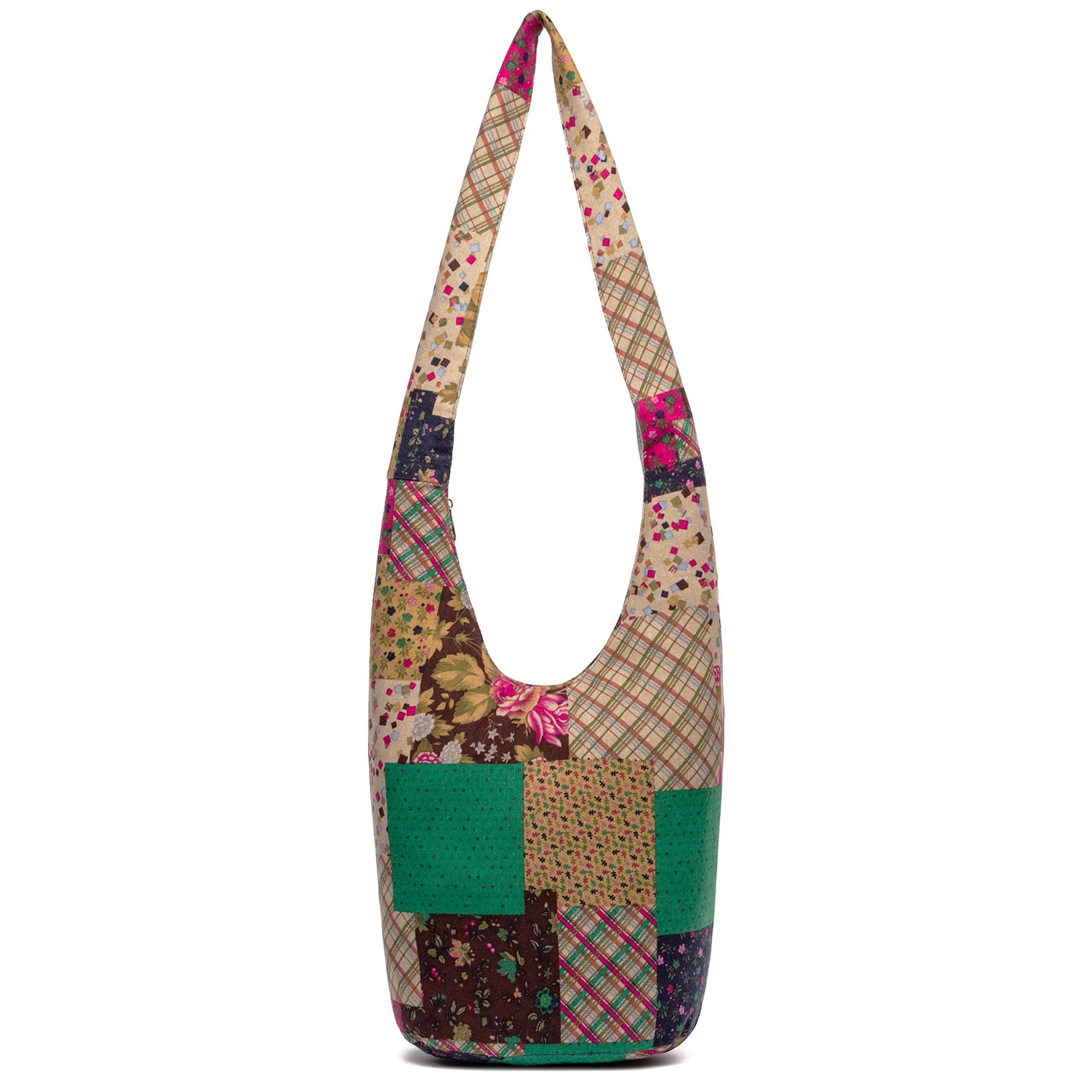 Stylish Women's Canvas Shoulder Bag - Bohemian Animal Print Crossbody Purse for Casual Outings, Travel & Everyday Use