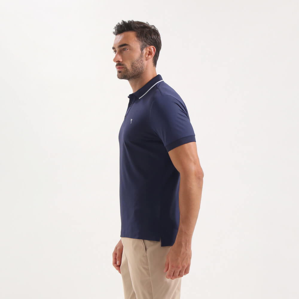 Clima Waffle Drymatic® Polo Shirt for Men - Moisture-Wicking & Breathable Performance Top for Golf, Tennis & Outdoor Activities
