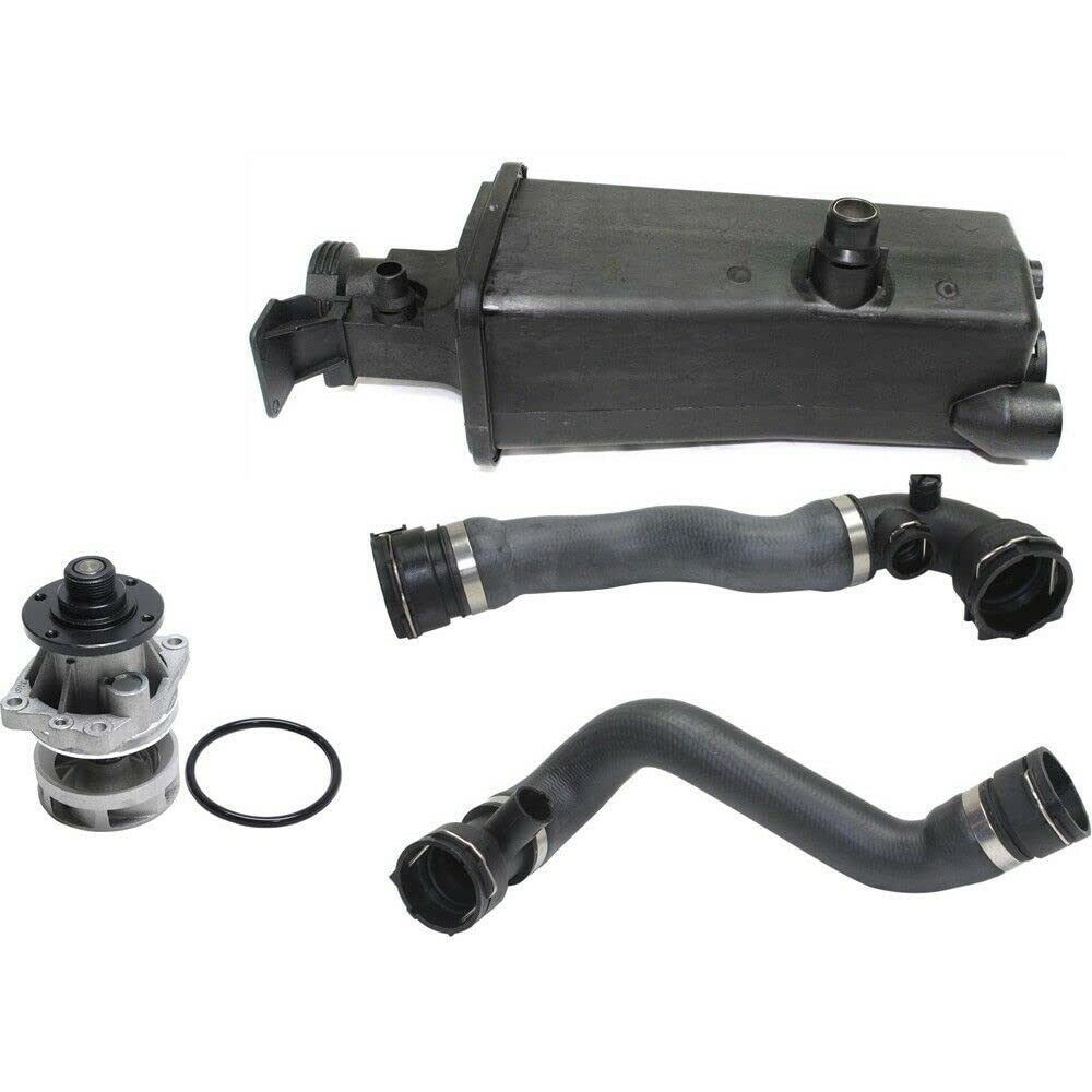 BMW E46 Water Pump, Coolant Expansion Tank & Radiator Hose Kit - High-Performance Replacement for Mechanics - Perfect for Cooling System Repairs & Upgrades
