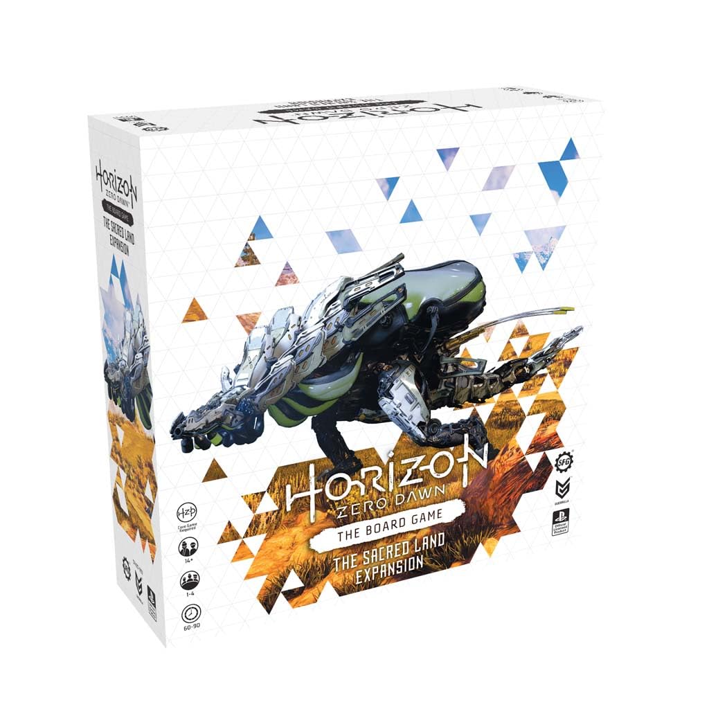 Horizon Zero Dawn: The Board Game - Sacred Land Expansion | 1-4 Players | 60-90 Min Playtime | Strategy Adventure Game | Family Game Night | Ages 14+ | English Version | Perfect for Game Nights & Strategy Enthusiasts