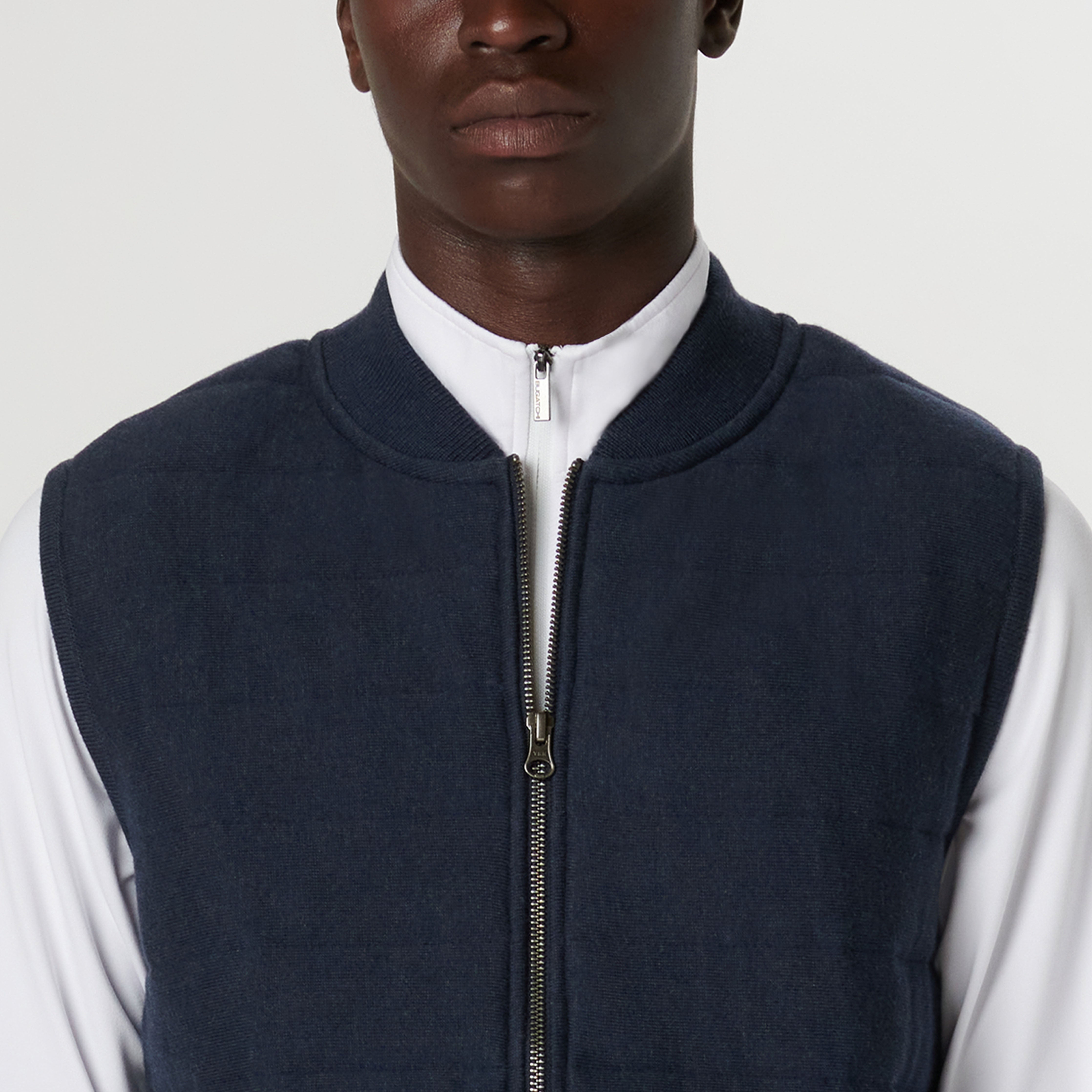 Men's Full Zip Sweater Vest - Lightweight Fleece Lined Casual Pullover for Outdoor Hiking & Fall Layering