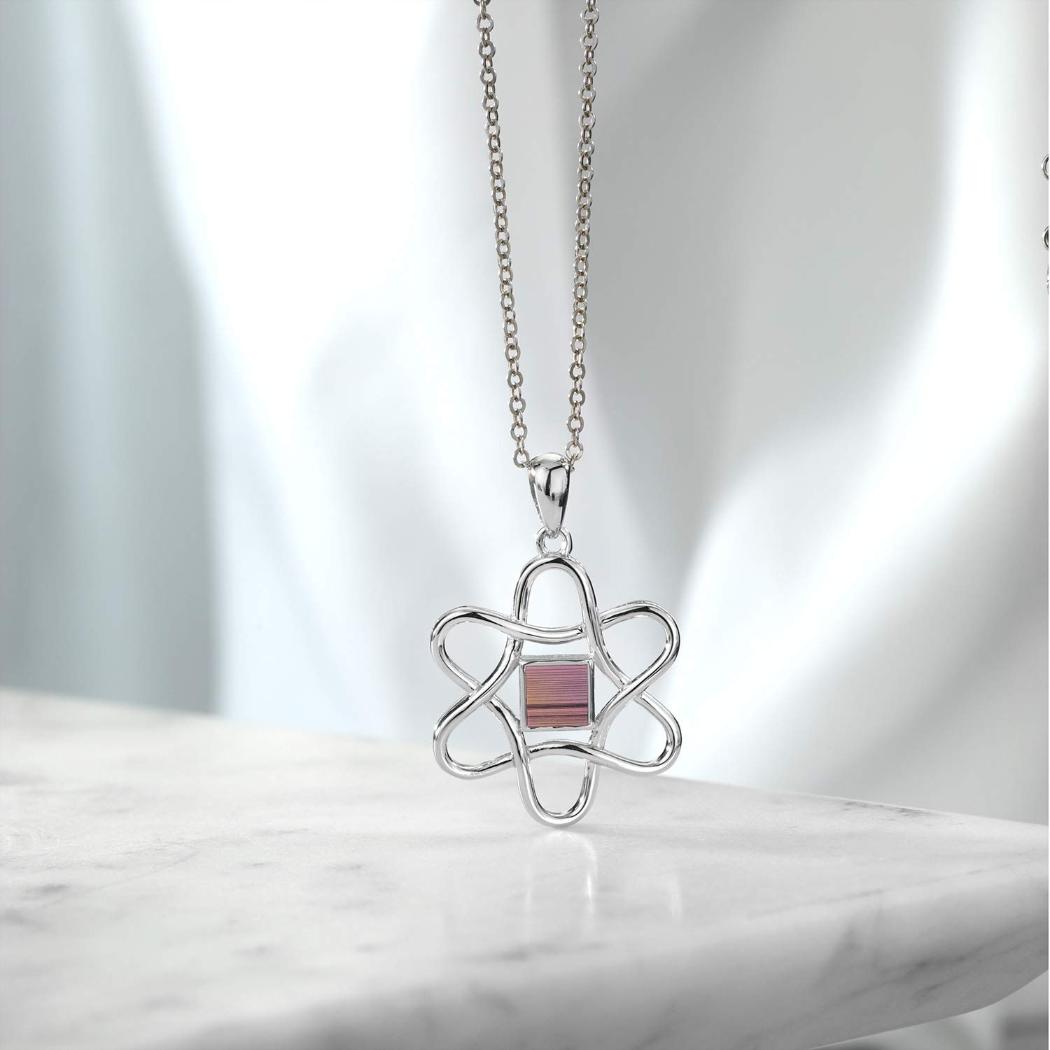 925 Sterling Silver Star of David Pendant Necklace with Jerusalem Nano Bible - 18 Inch Silver Chain for Jewish Jewelry Gifts & Religious Occasions