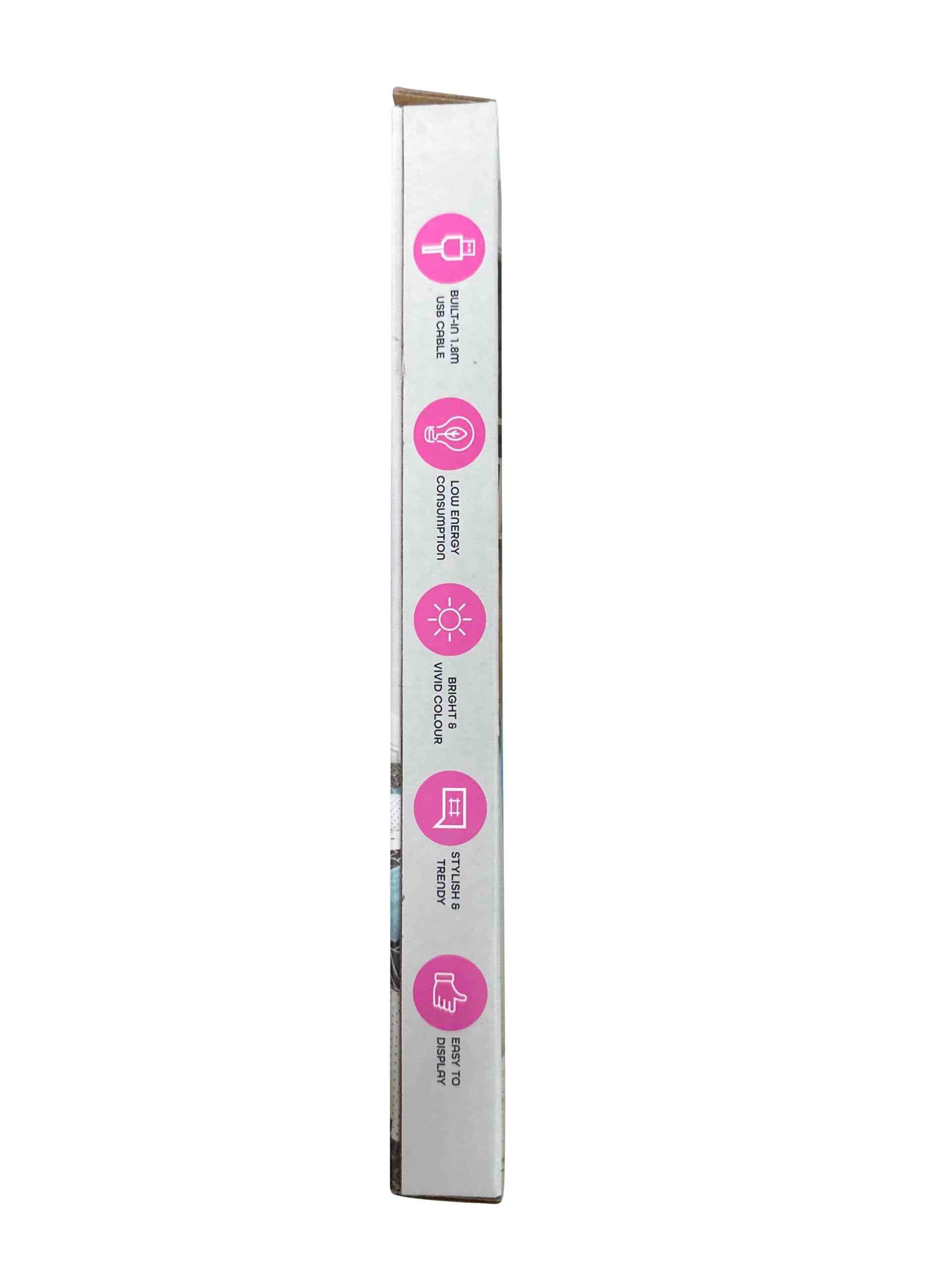 Criacr LED Planet Neon Light Sign - USB/Battery Powered Wall Decor Night Light in Pink & Blue - Perfect for Bedroom, Kids Room, Bar, Party & Home Decoration | Creates Cozy Atmosphere for Relaxation & Festive Celebrations