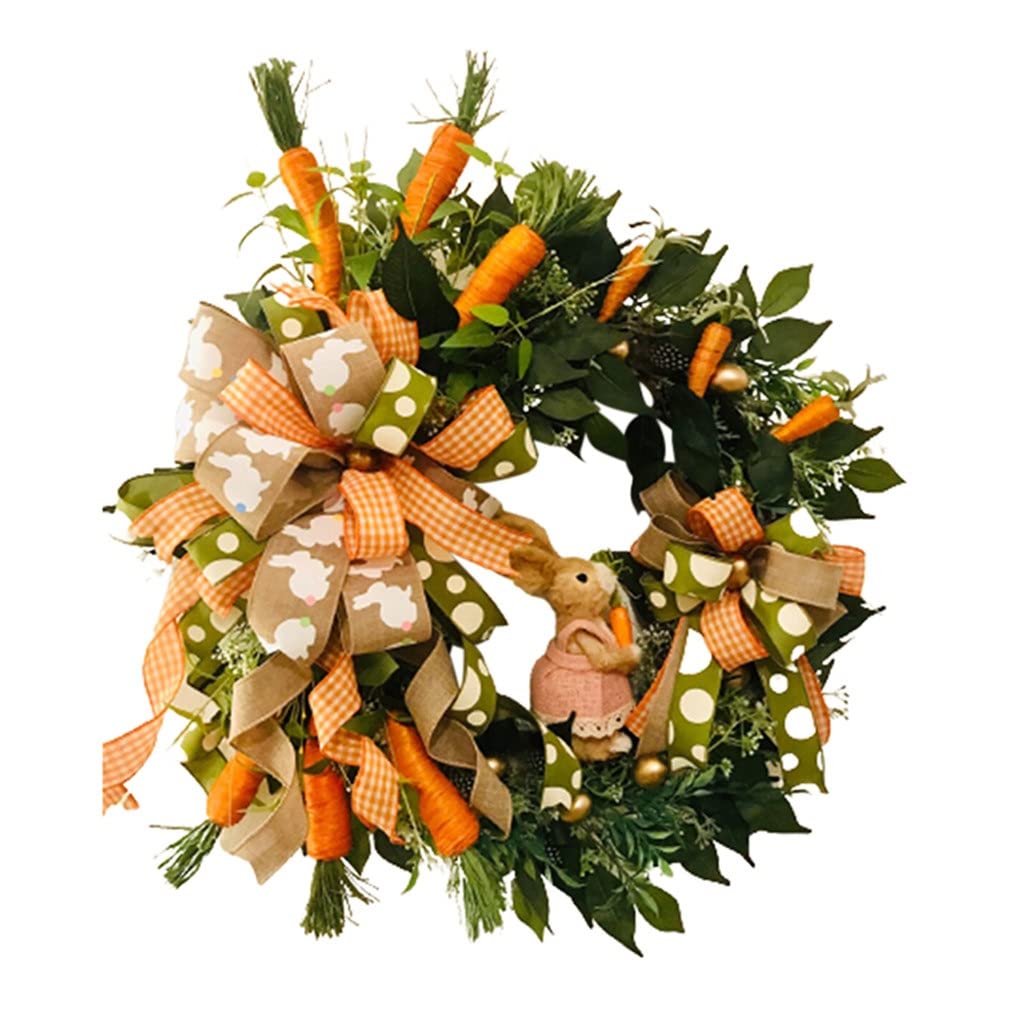 GANFANREN Easter Wreath Decor - 16