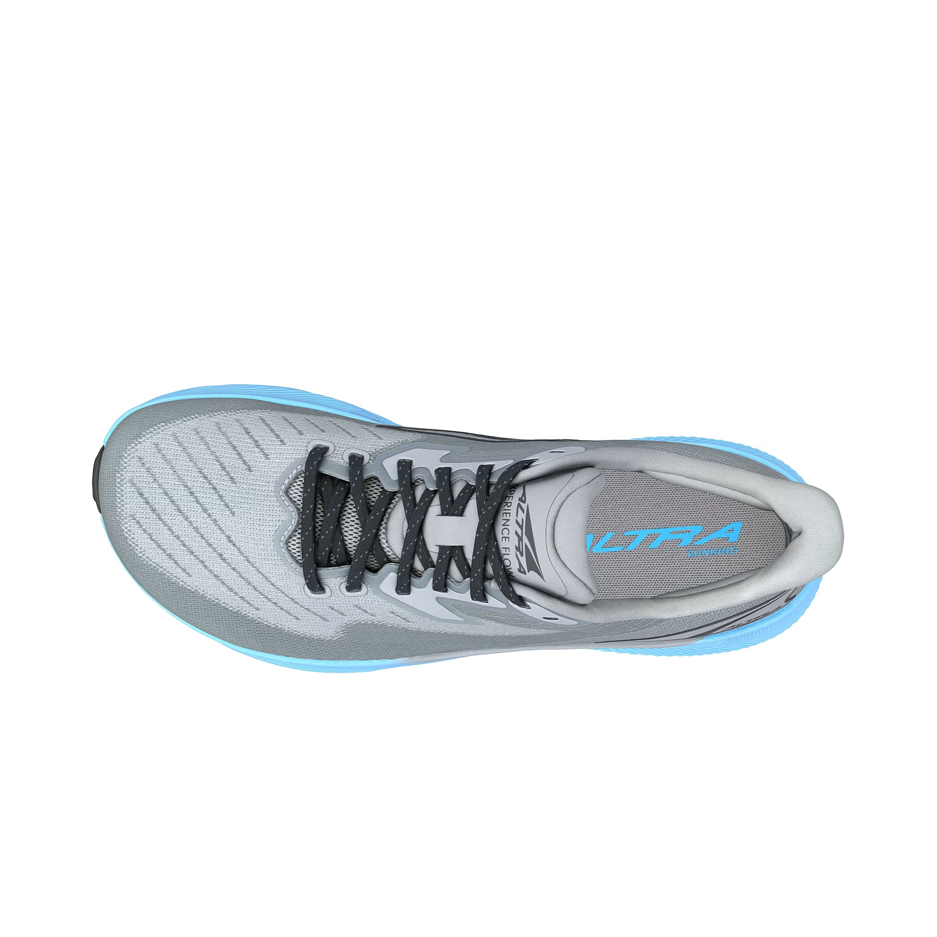 Altra Men's Experience Flow Running Shoes - Lightweight & Cushioned for Road & Trail - Gray/Blue - Perfect for Jogging, Hiking & Daily Wear