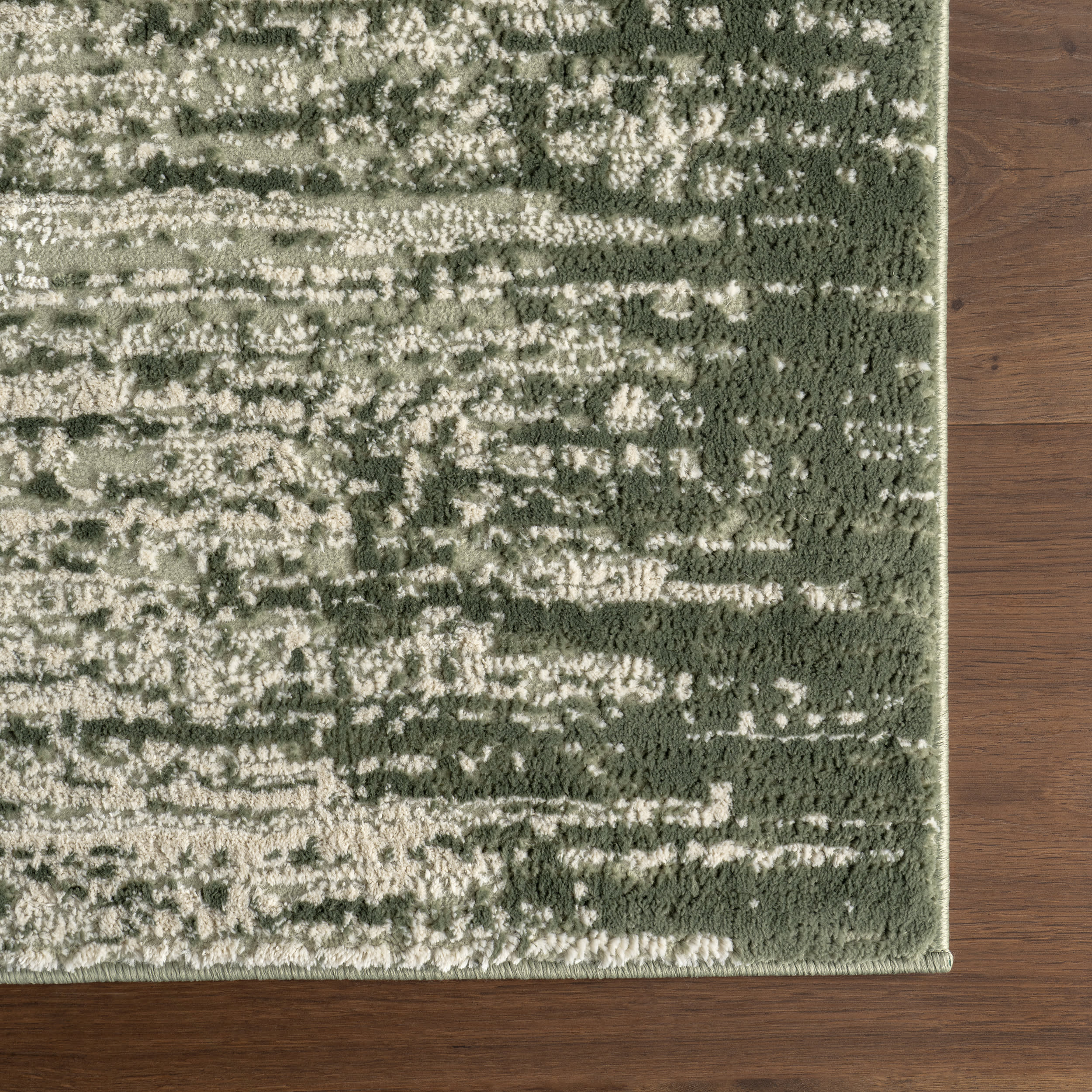 Chitwan Washable Rug - Eco-Friendly Green Indoor/Outdoor Carpet for Living Room, Bedroom, Patio - Soft & Durable Machine Washable Area Rug