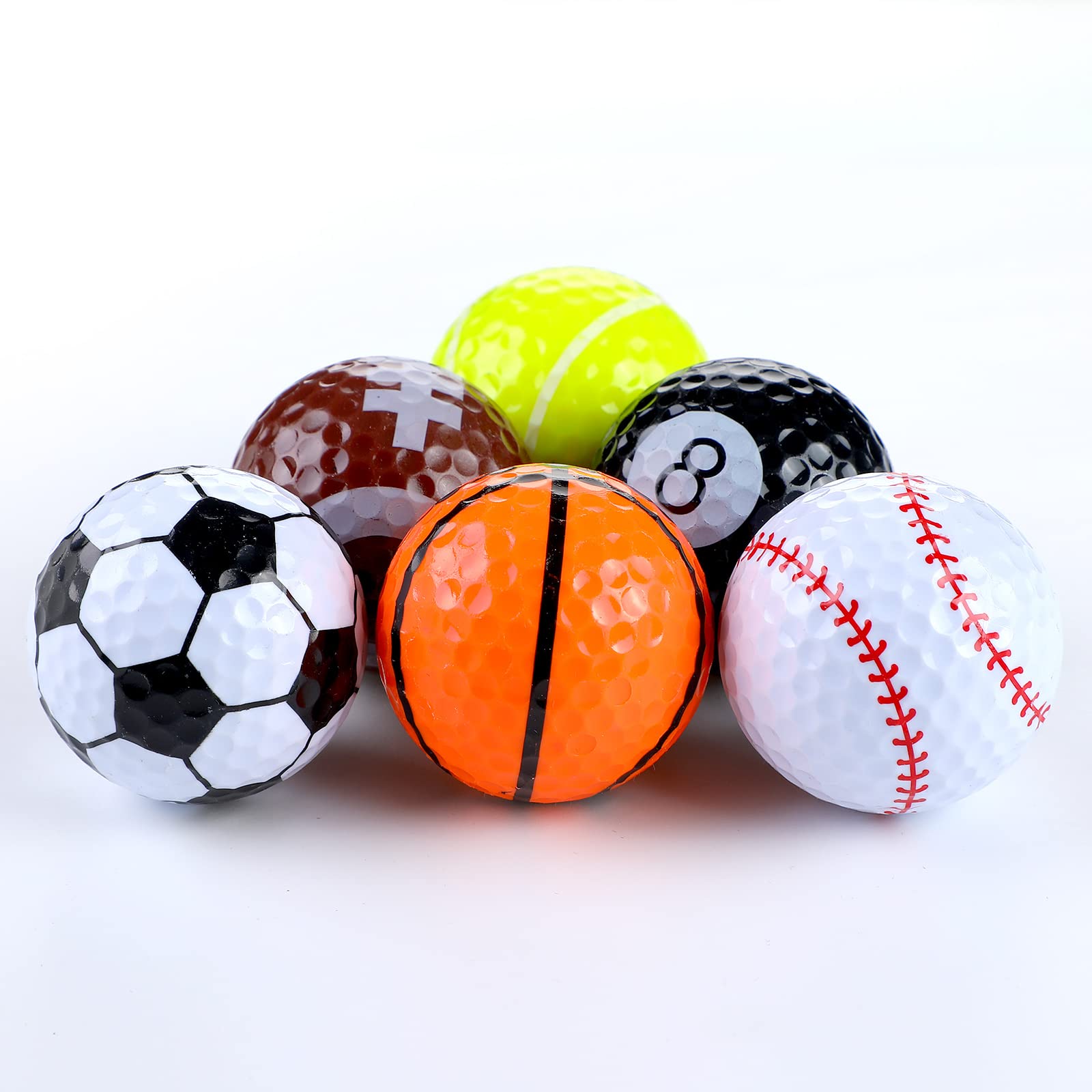 24-Pack Funny Golf Balls Bulk - Assorted Novelty Golf Balls for Training & Gifts | Perfect for Golfers, Men, Women, Dads & Kids | Great for Golf Practice, Graduation Gifts & Fun Sports Events