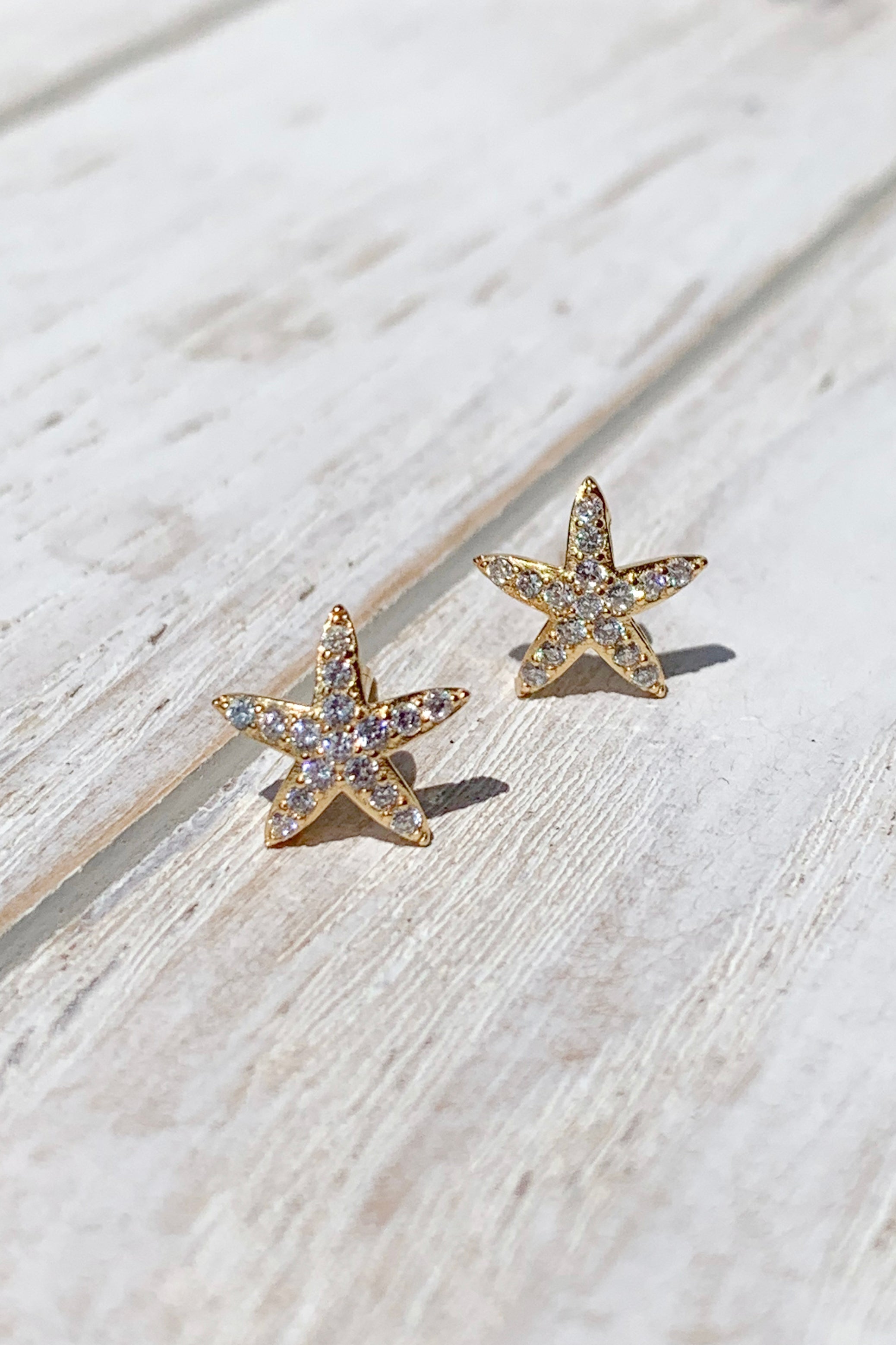 14K Gold Plated & Sterling Silver Tiny Gold Star Stud Earrings for Women - Perfect Bridal Party Gifts, Everyday Wear & Special Occasions